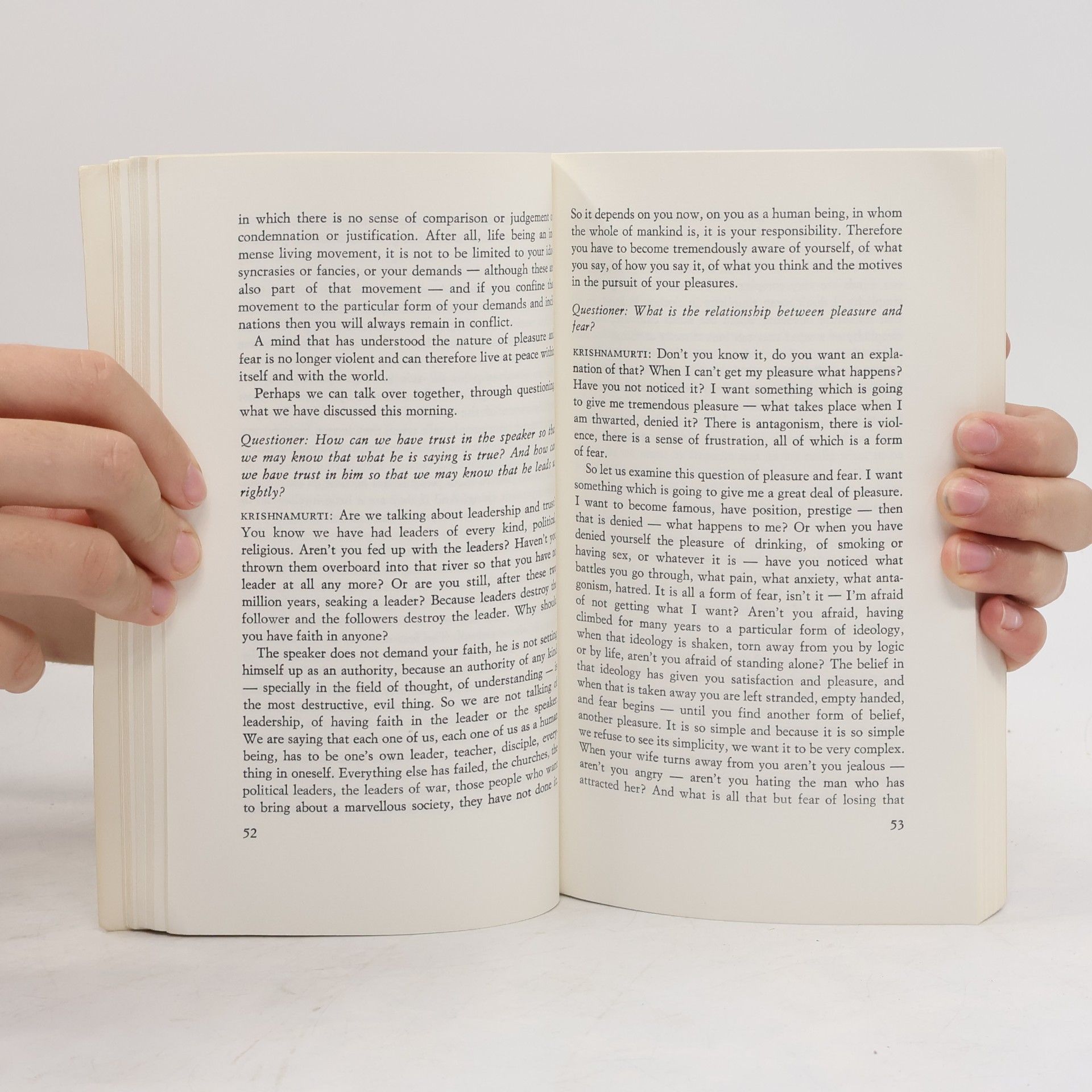 J. Krishnamurti Talks and Dialogues