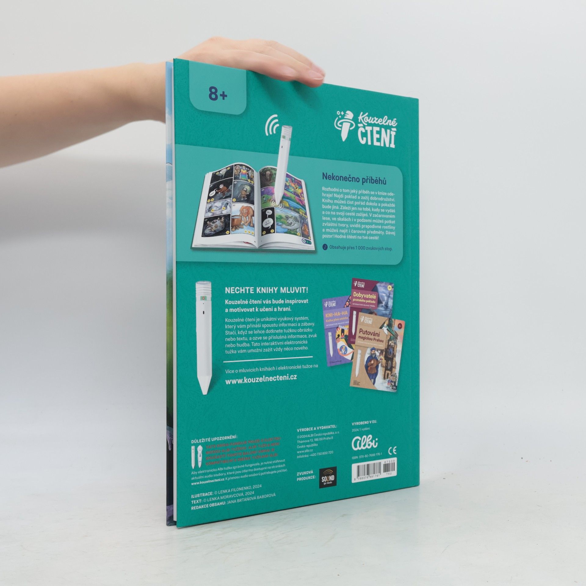 Lenka Filonenko Poklad lesních skřítků. Interaktivní mluvicí gamebook.