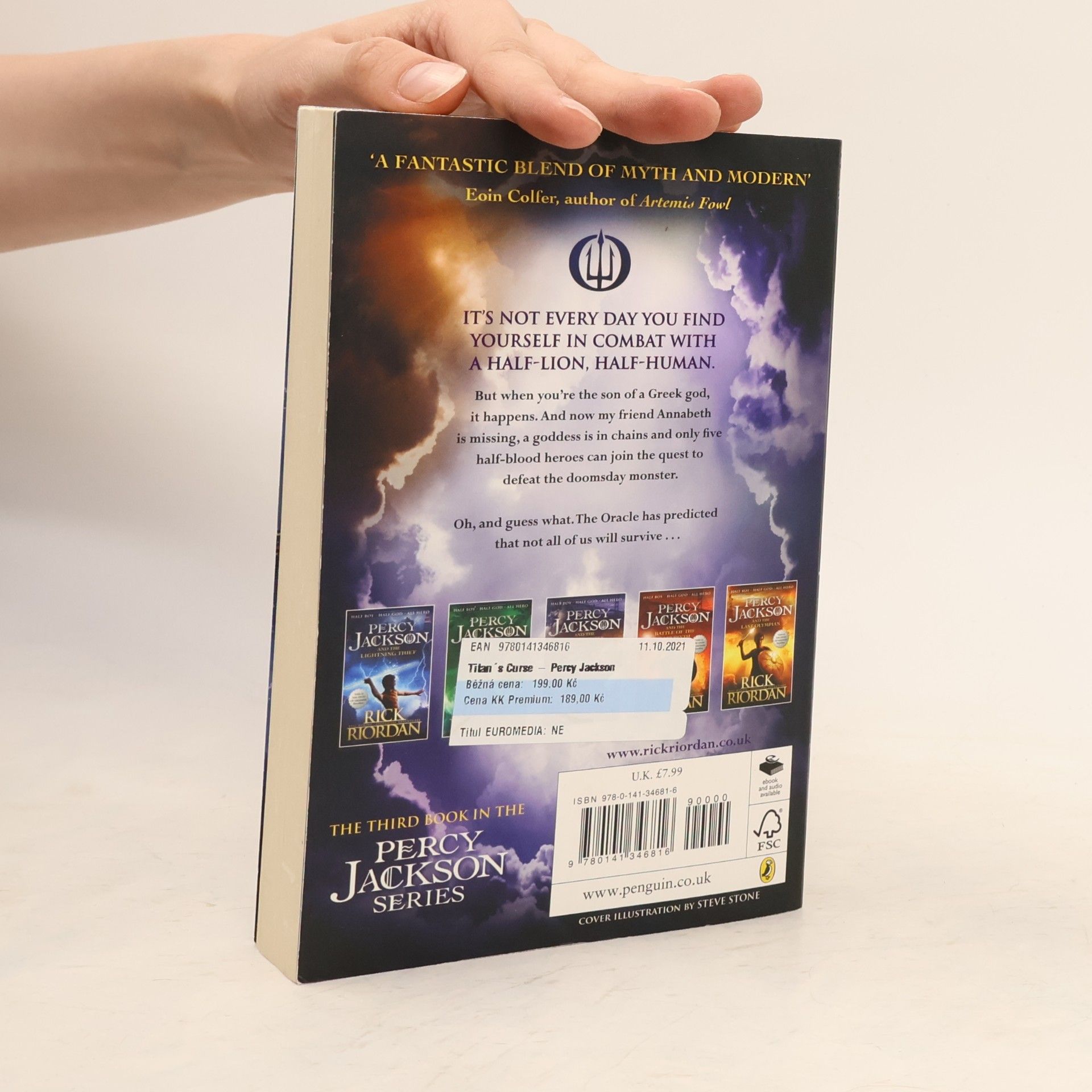 Rick Riordan Percy Jackson and the Titan's curse