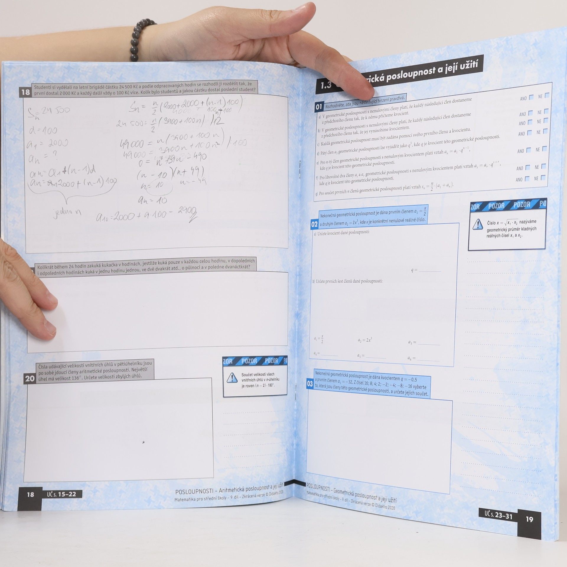 Autorenkollektiv Matematika pro střední školy 9. díl: Posloupnosti, řady, finanční matematika - zkrácená verze