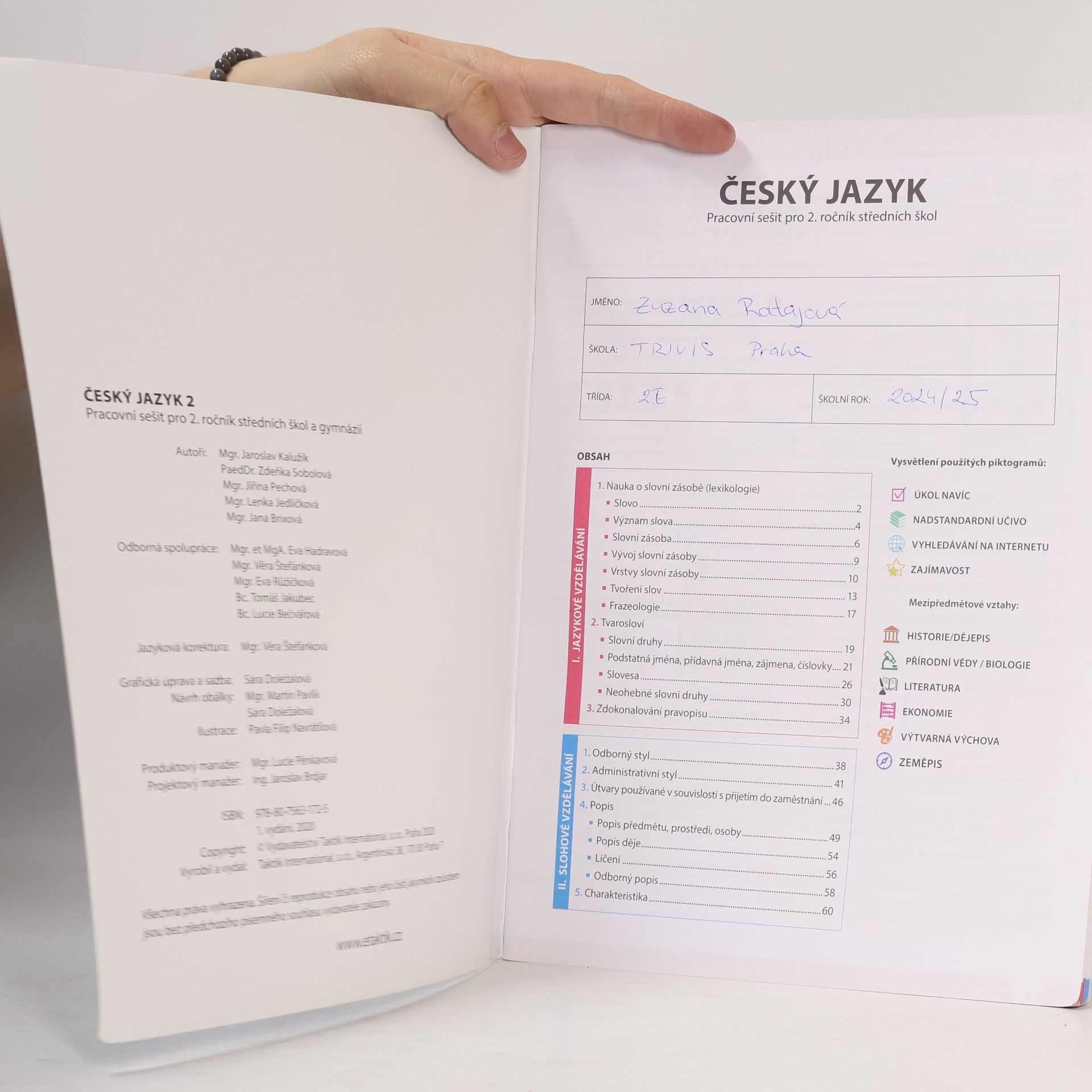 Jaroslav Kalužík Český jazyk : pracovní sešit pro 2. ročník středních škol