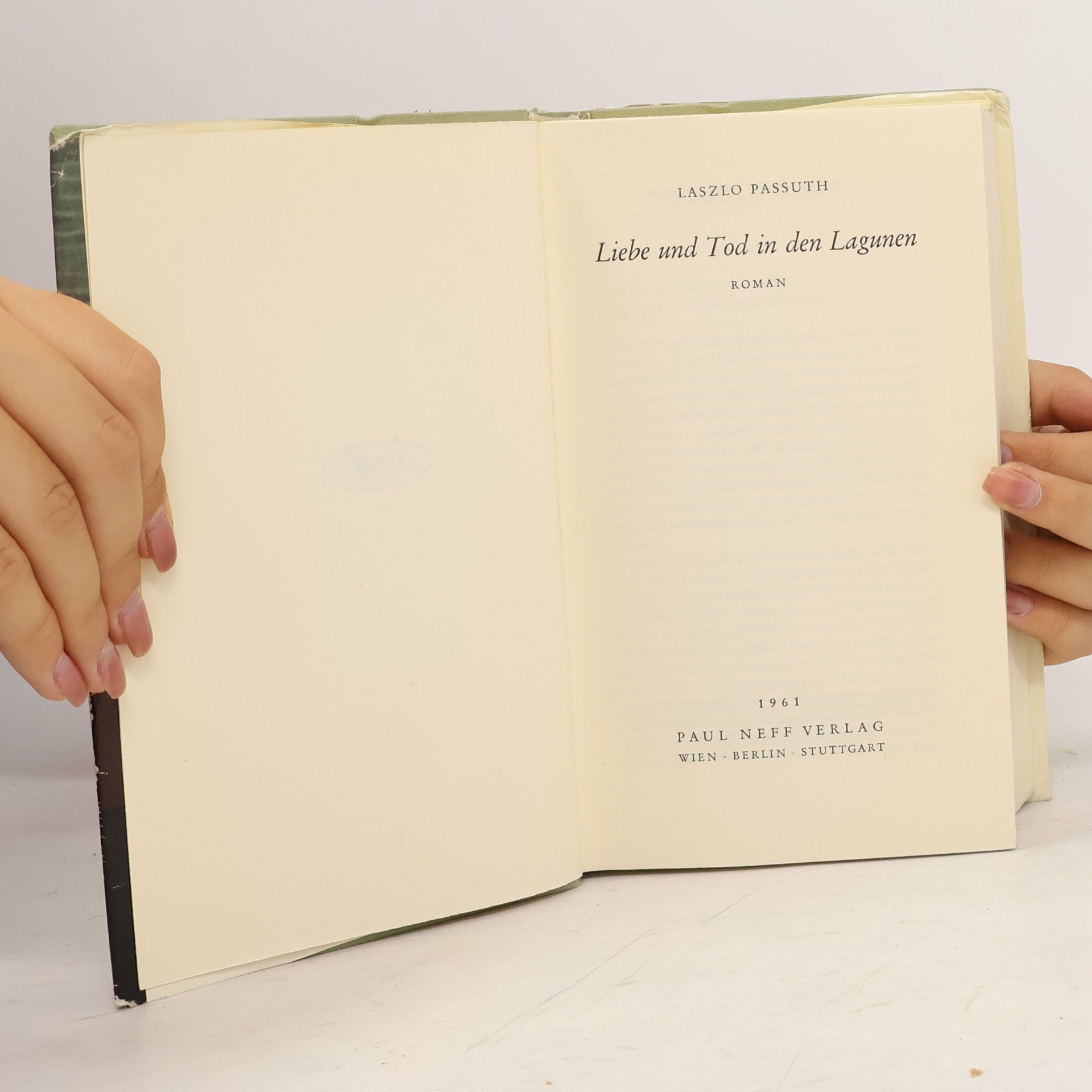 László Passuth Liebe und Tod in den Lagunen