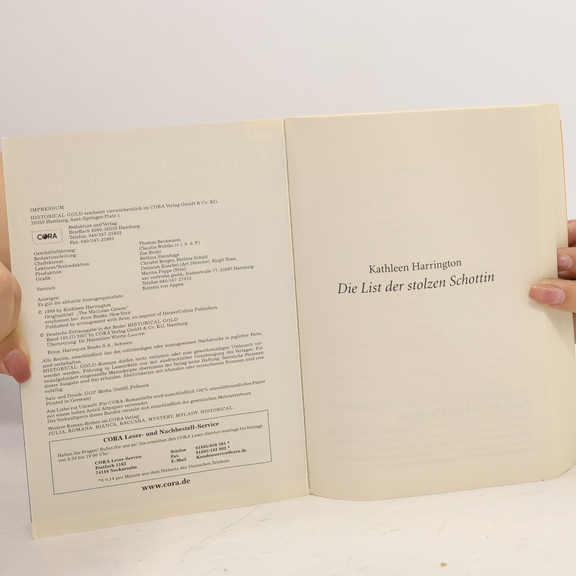 Kathleen Harrington Die List der stolzen Schottin