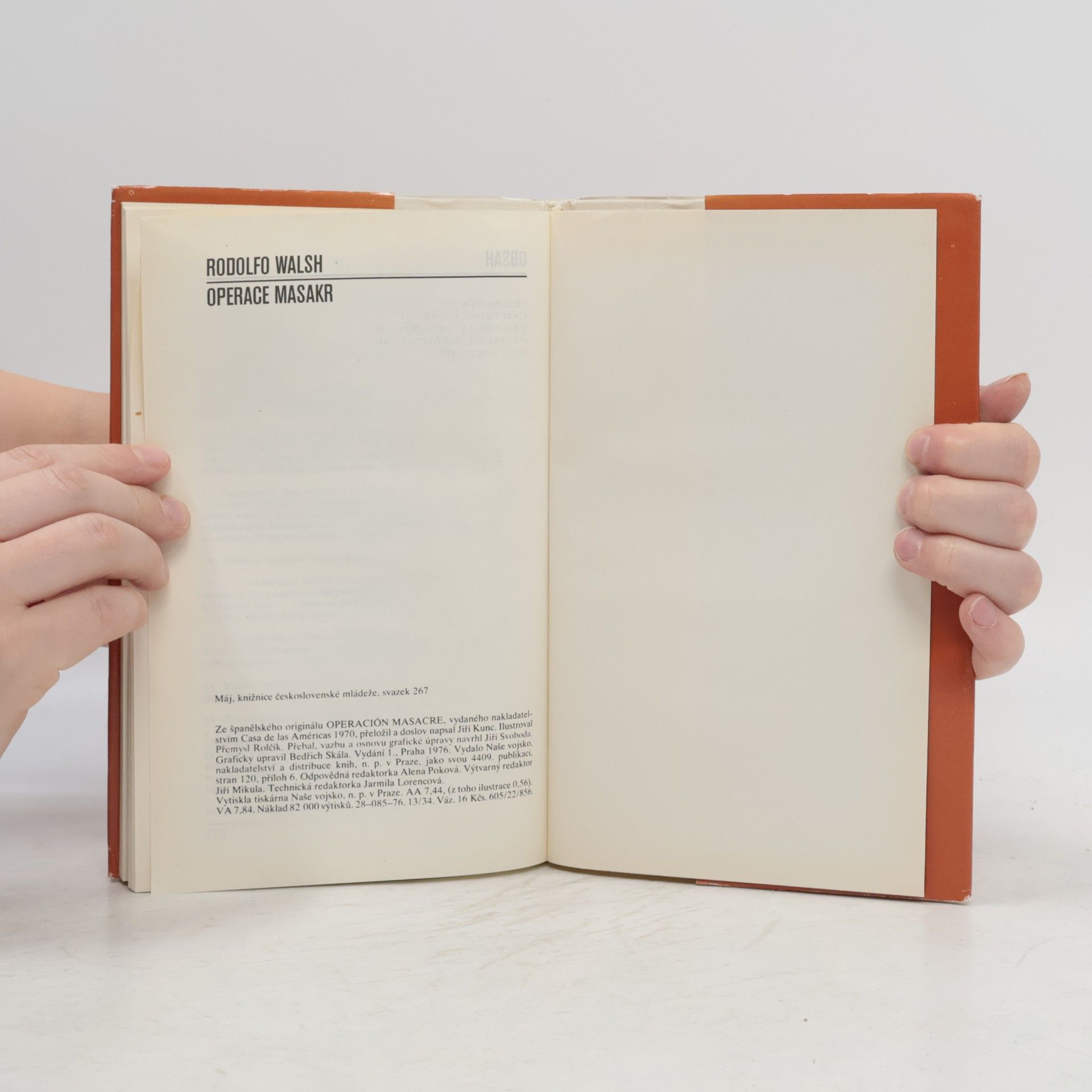 Rodolfo J. Walsh Operace Masakr