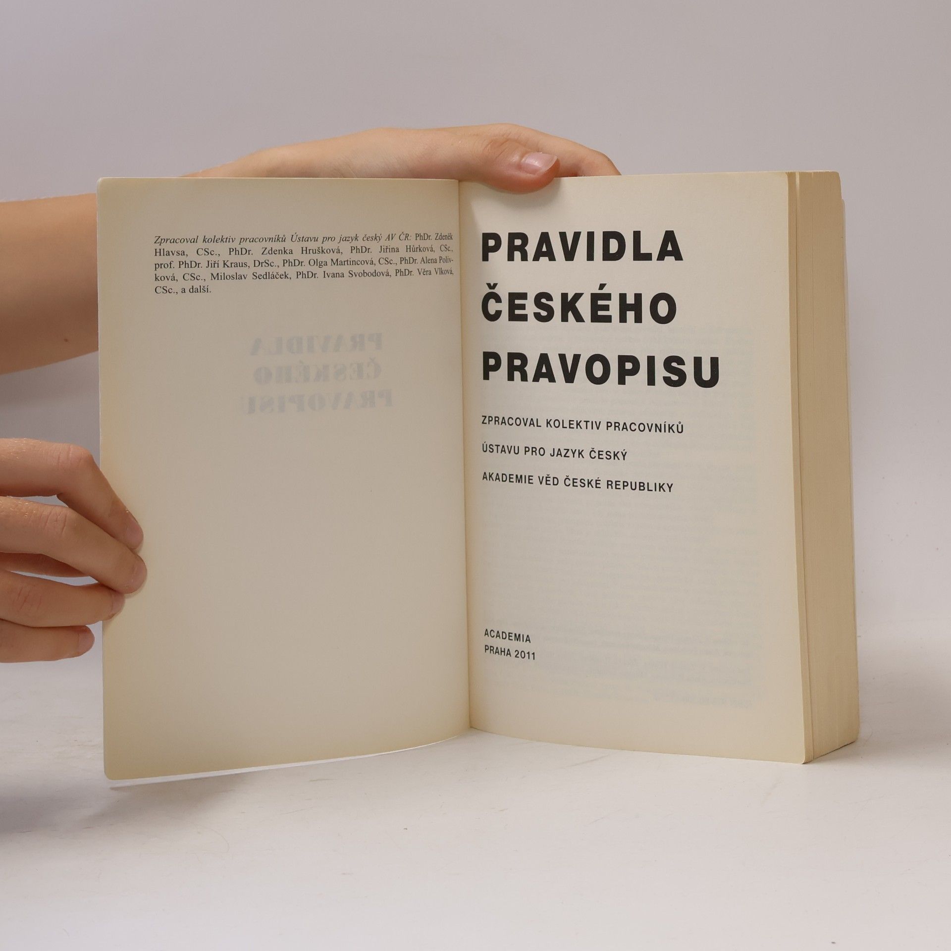 Various authors Pravidla českého pravopisu