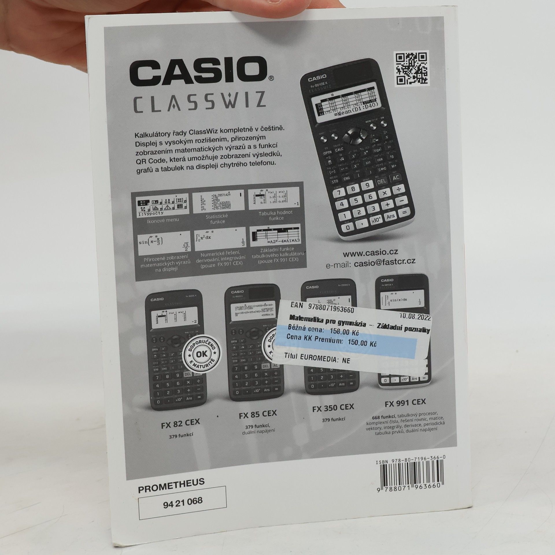 Emil Calda Matematika pro gymnázia. Základní poznatky z matematiky