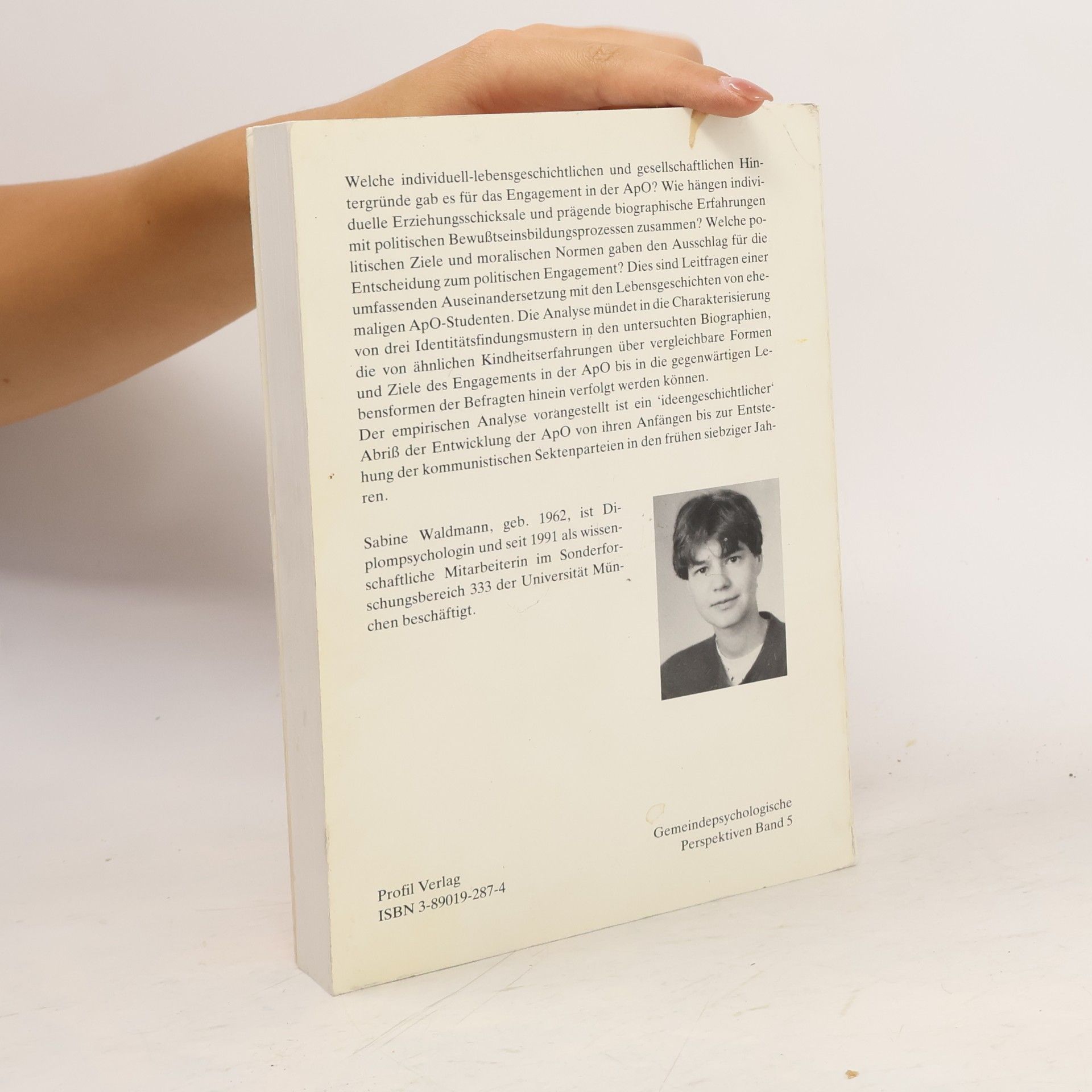 Sabine Waldmann "Es muss alles anders werden, wurscht was!"