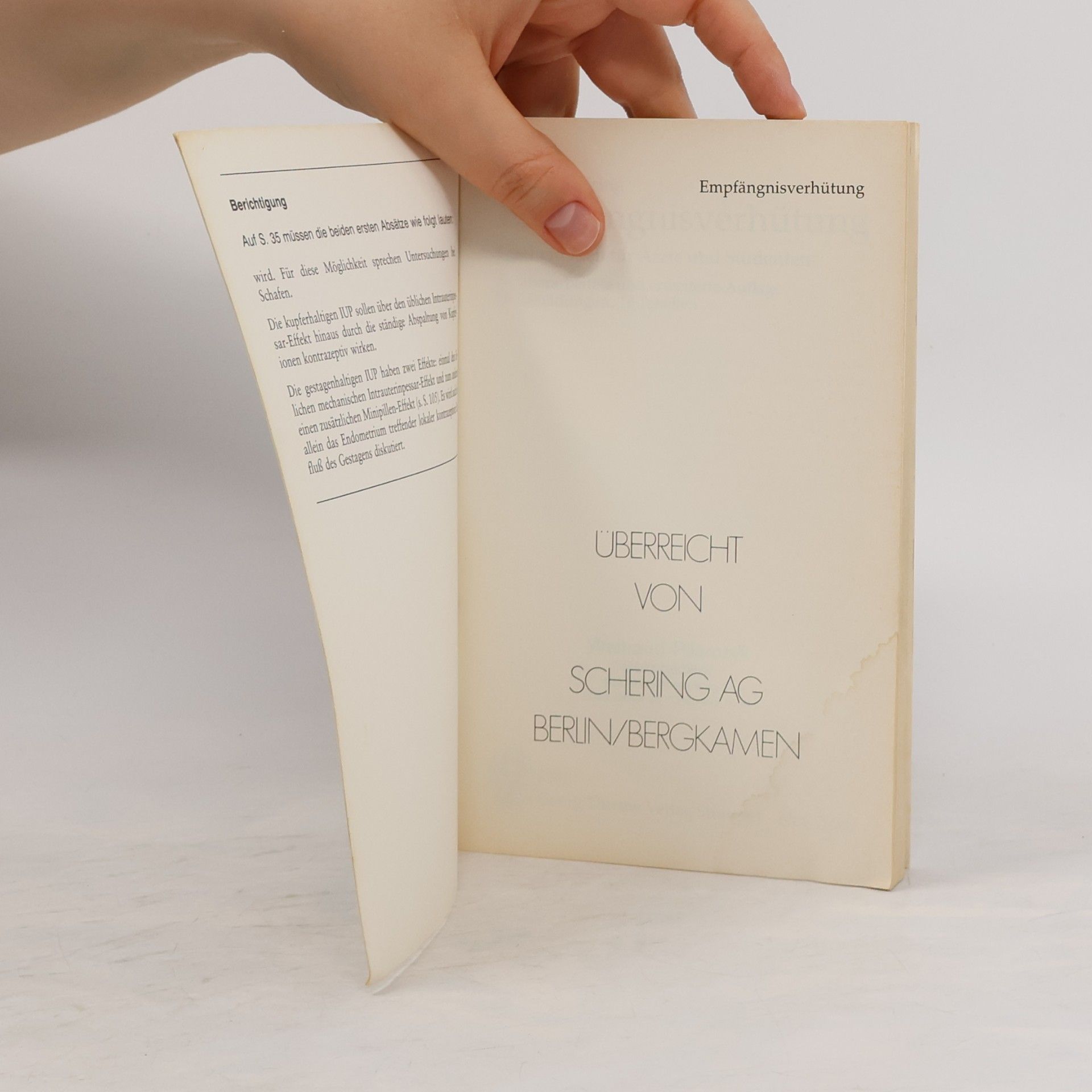 Gerhard Karl Döring Empfängnisverhütung