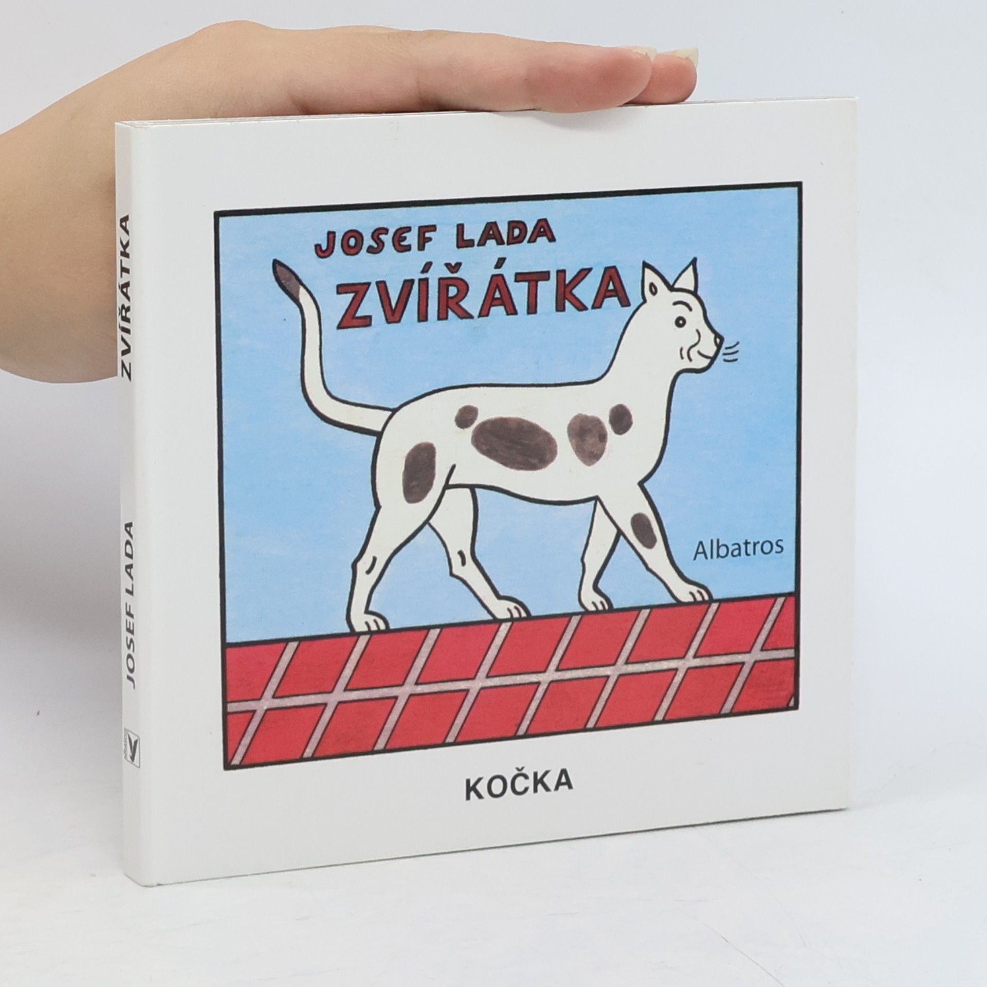 Josef Lada Knížka Leporelo Zvířátka Josef Lada CZ text 15,5x15x1cm 12m+