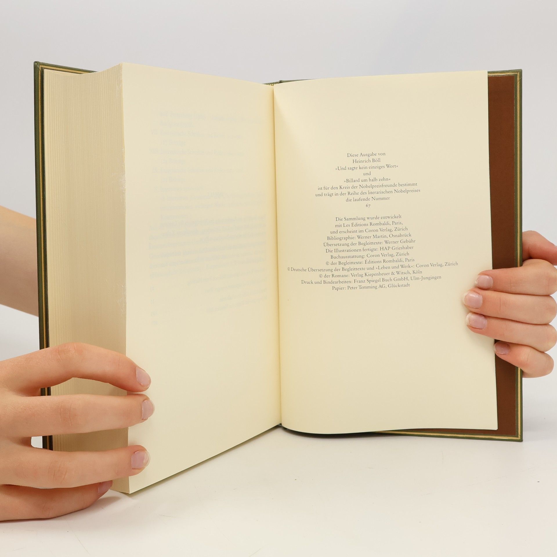 Autores varios Nobel Preis 1970-1972. Solschenizyn. Neruda. Böll