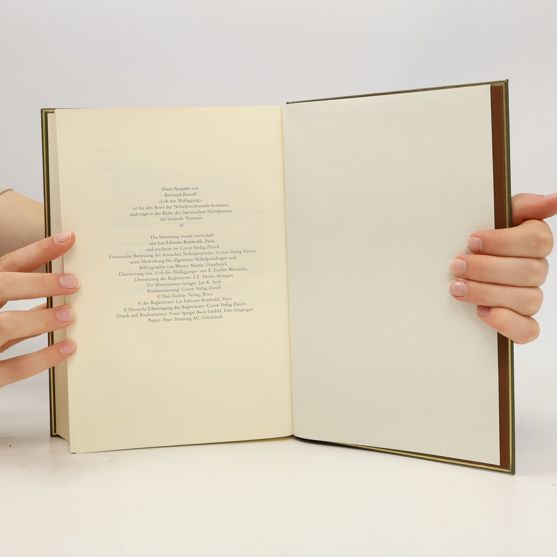 AA.VV. Nobelpreis für Literatur 1948-1950. Eliot. Faulkner. Russell