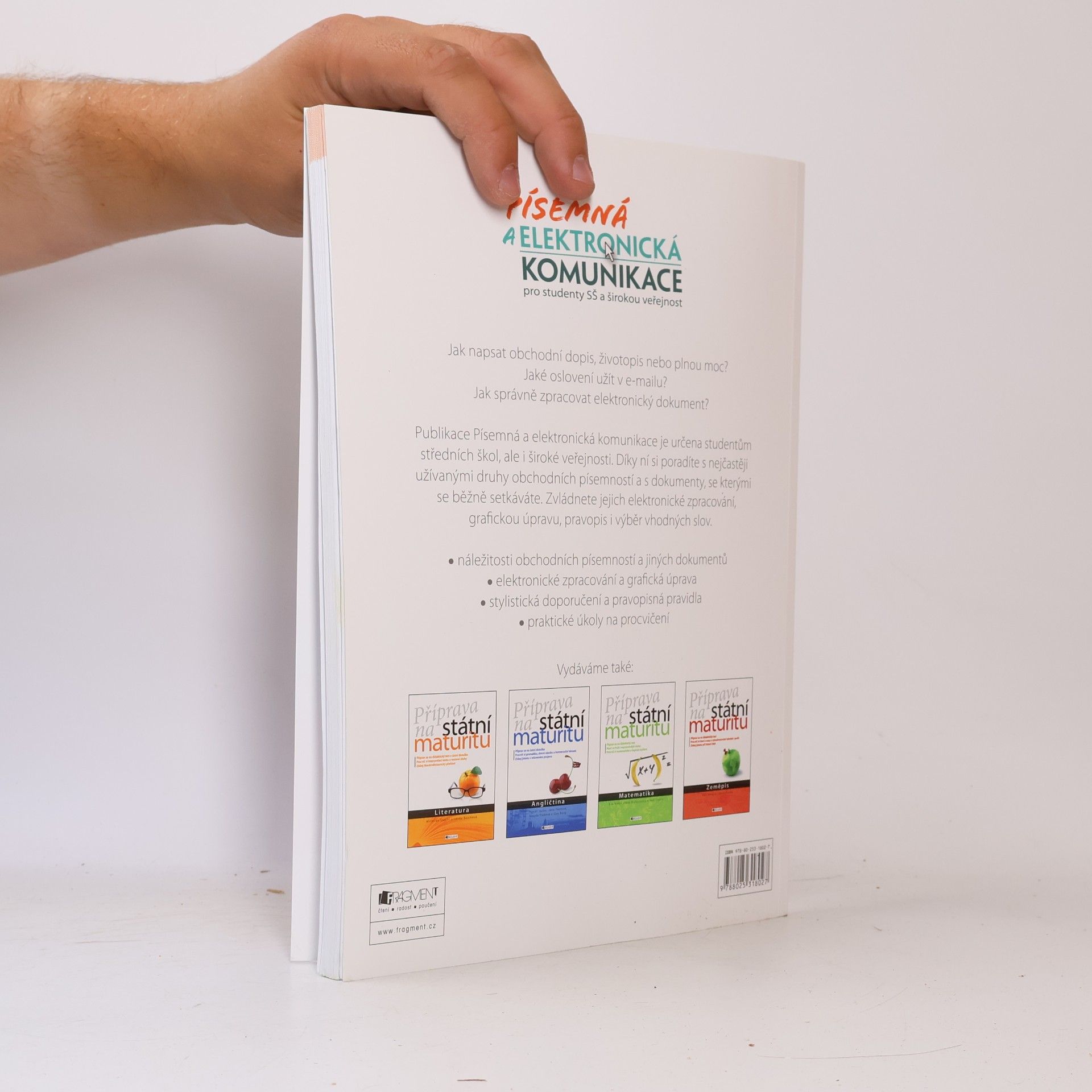 Renáta Drábová Písemná a elektronická komunikace pro SŠ