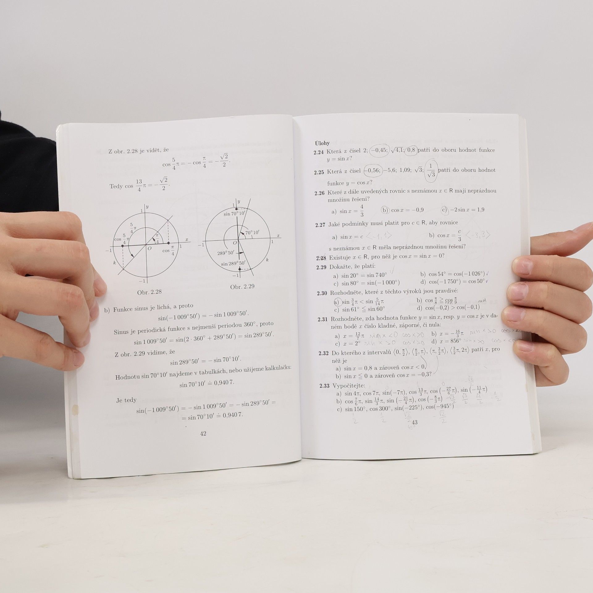Oldřich Odvárko Matematika pro gymnázia. Goniometrie
