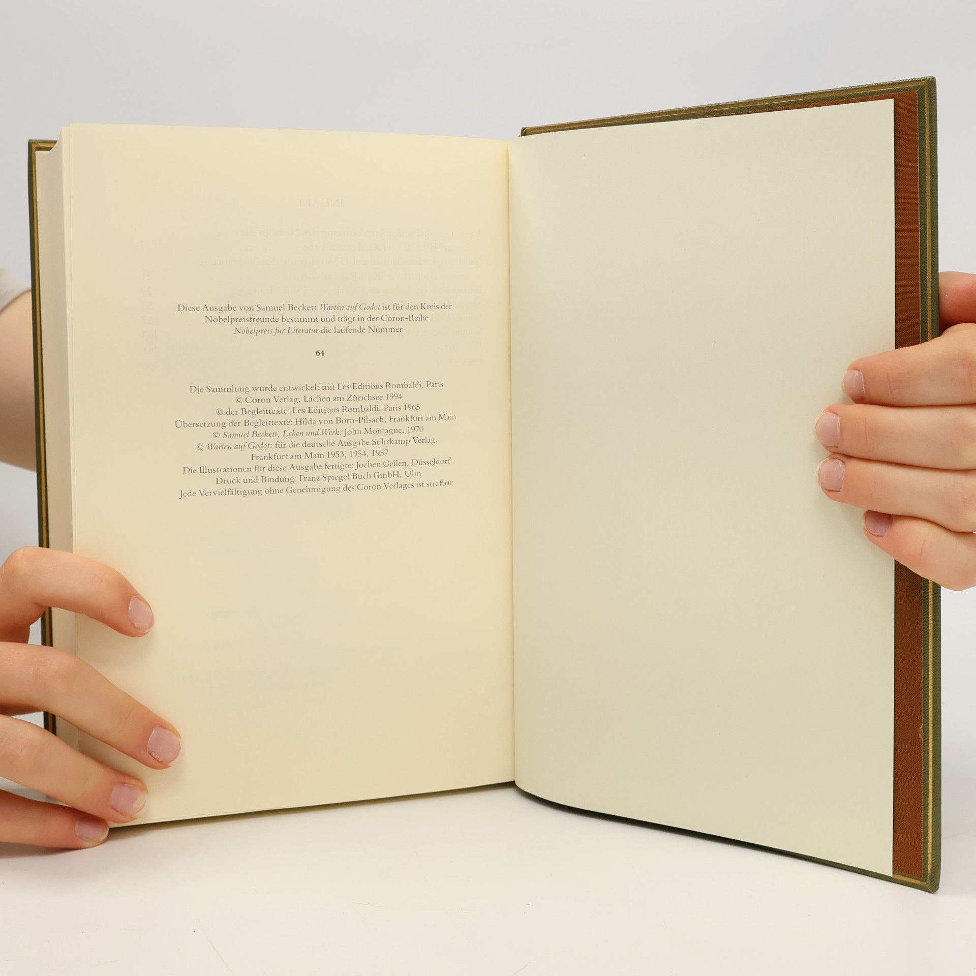 Collectif d'auteurs Nobelpreis für Literatur 1967-1969. Asturias, Kawabata, Beckett