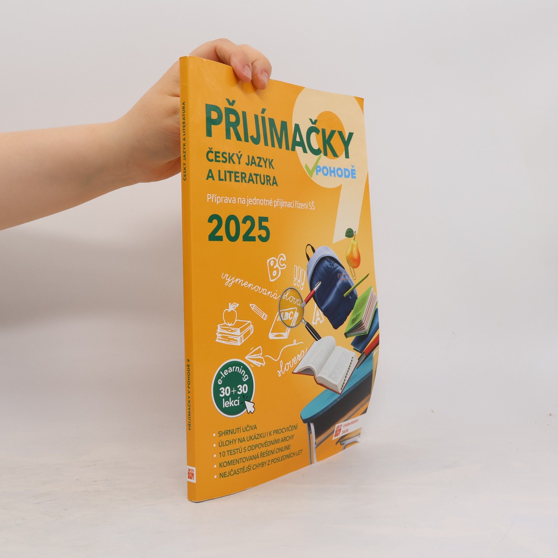 Kolektív autorov Přijímačky 9 Český jazyk a literatura + E-learning 2025