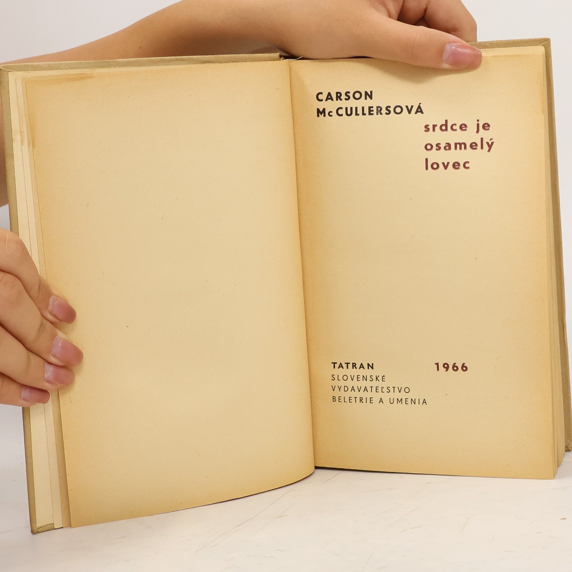 Carson McCullers Srdce je osamělý lovec