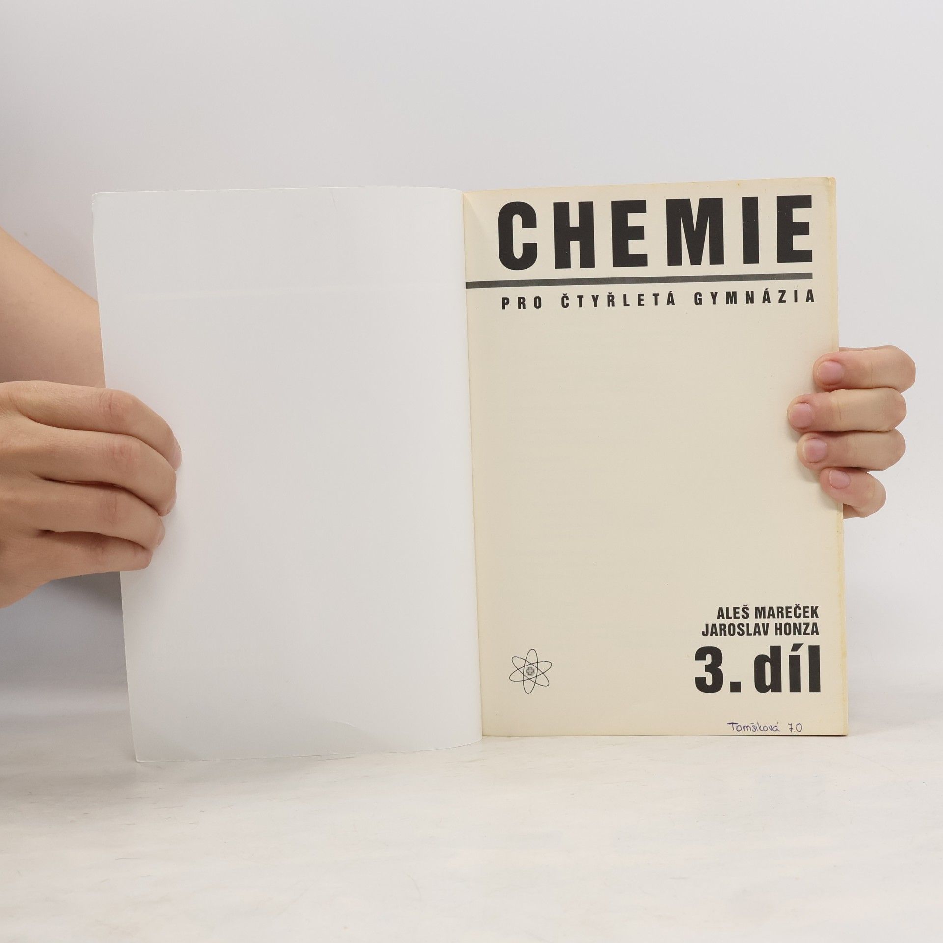 Aleš Mareček Chemie pro čtyřletá gymnázia. 3. díl