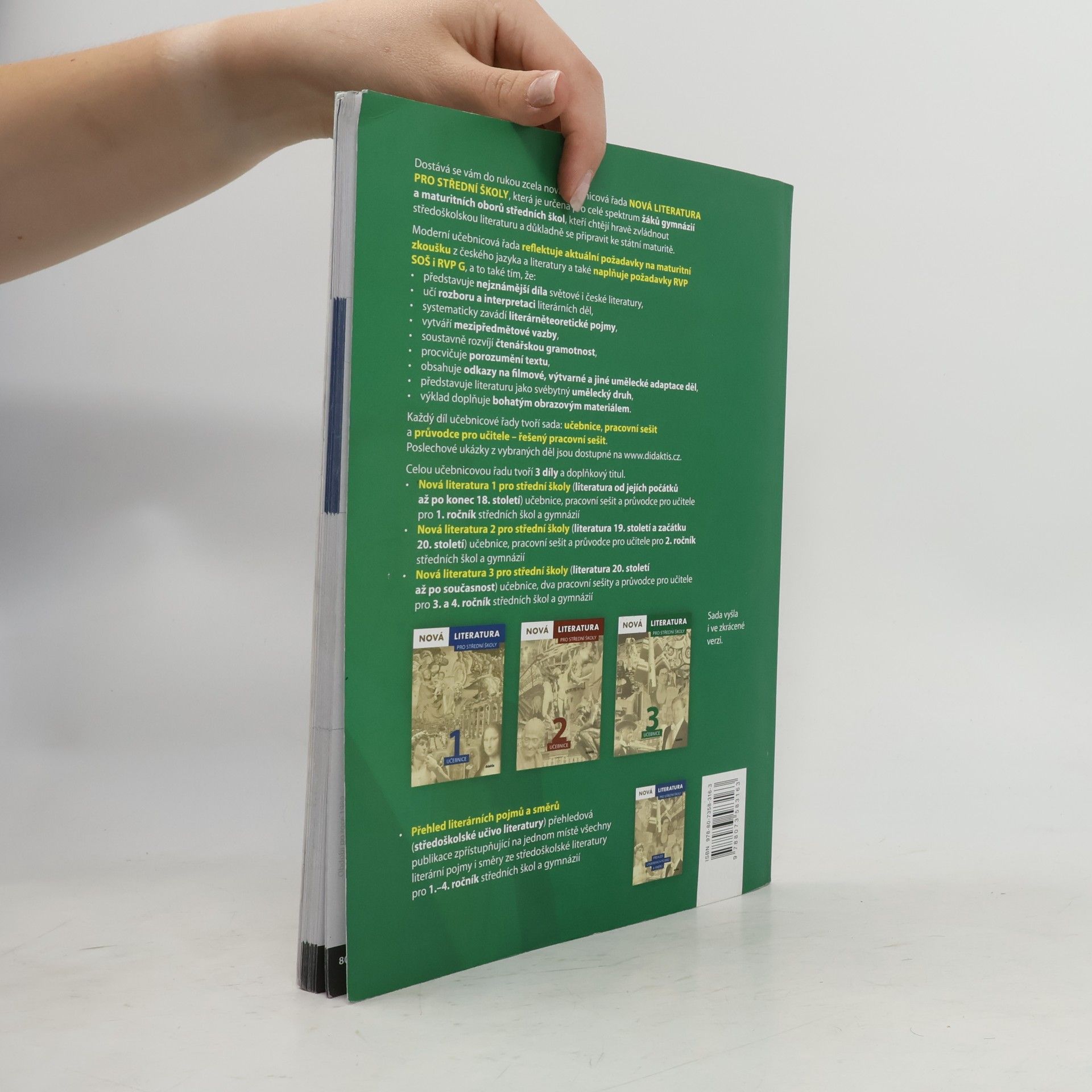 Jolana Fišarová Nová literatura 3 pro střední školy. Pracovní sešit 1
