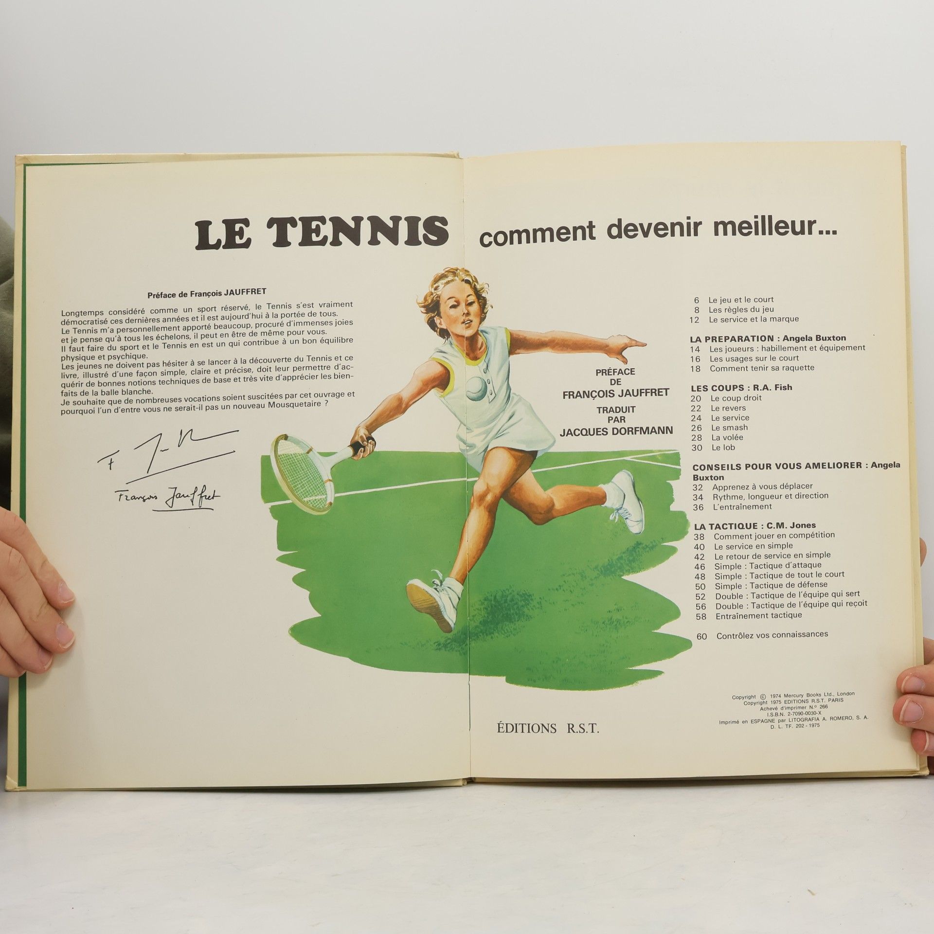 François Jauffret Le Tennis