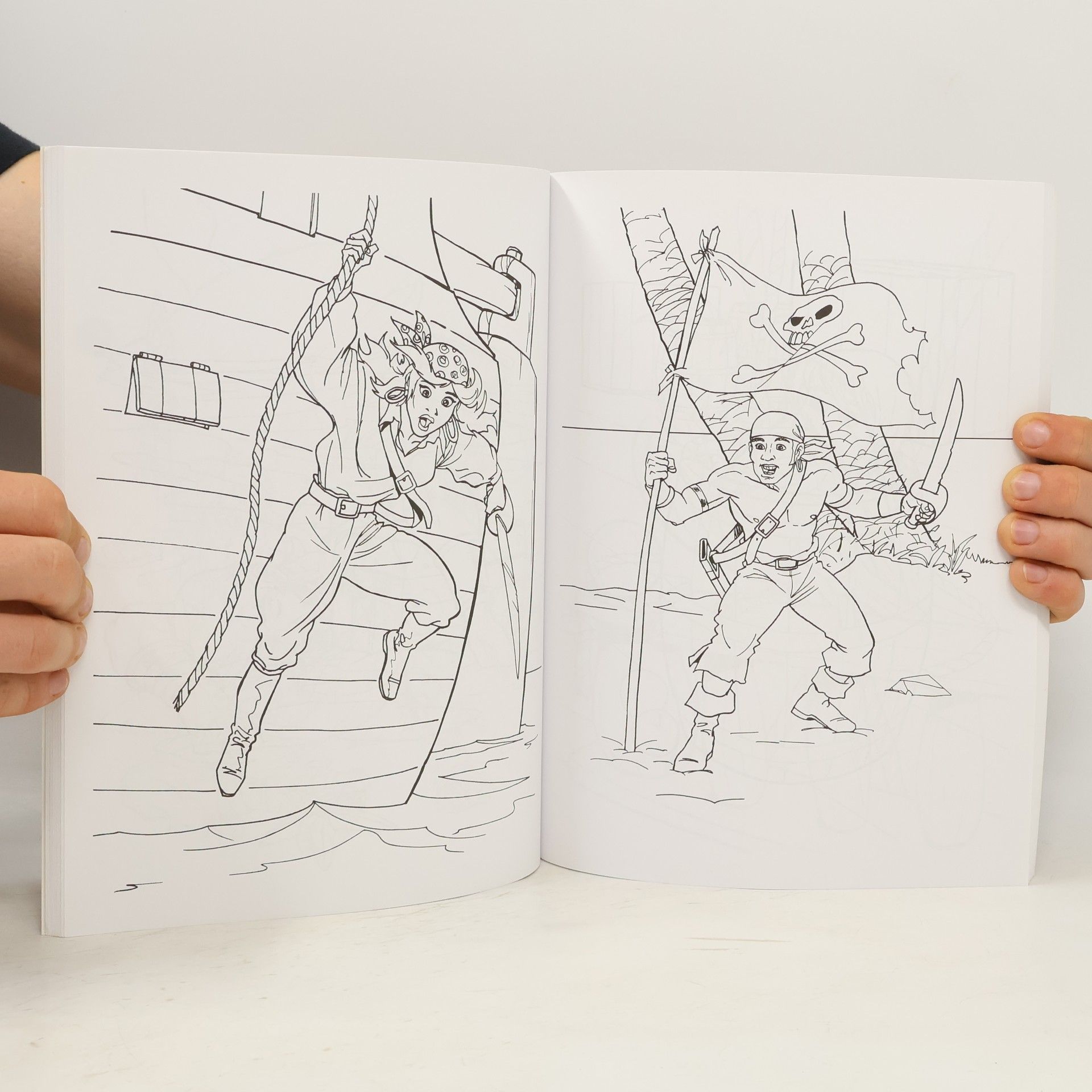 Malbuch Piraten