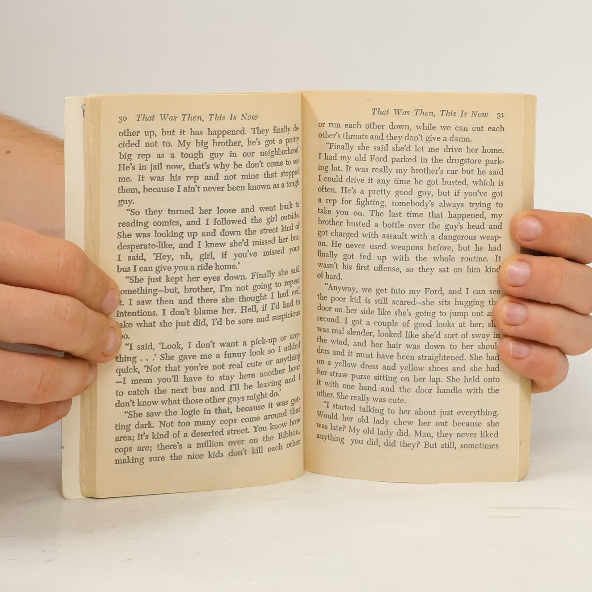 S. E. Hinton That Was Then, This Is Now