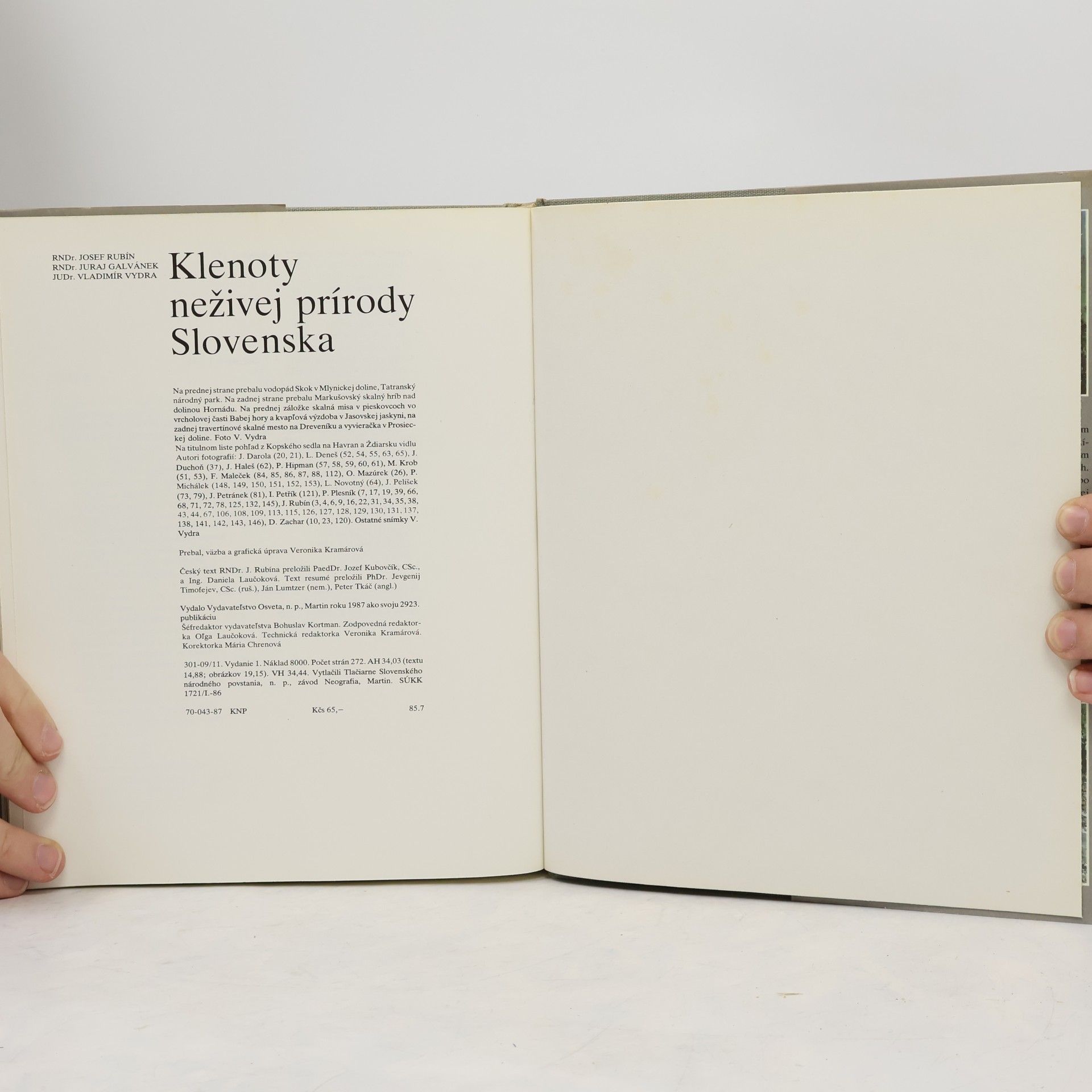 Josef Rubín Klenoty neživej prírody Slovenska