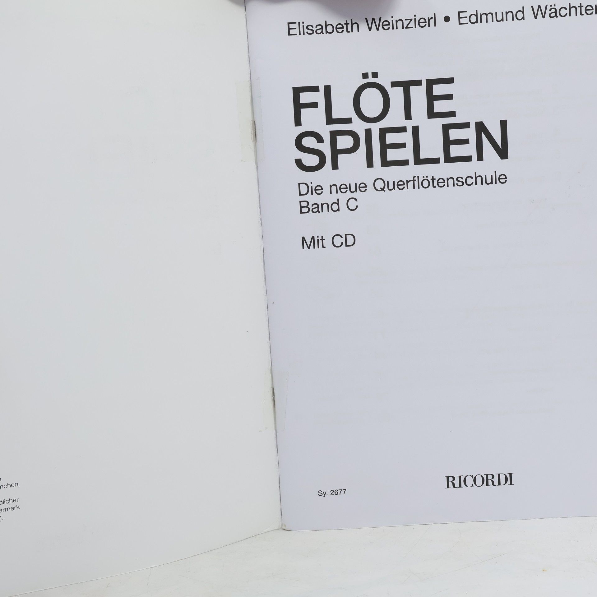 Elisabeth Weinzierl Flöte spielen C