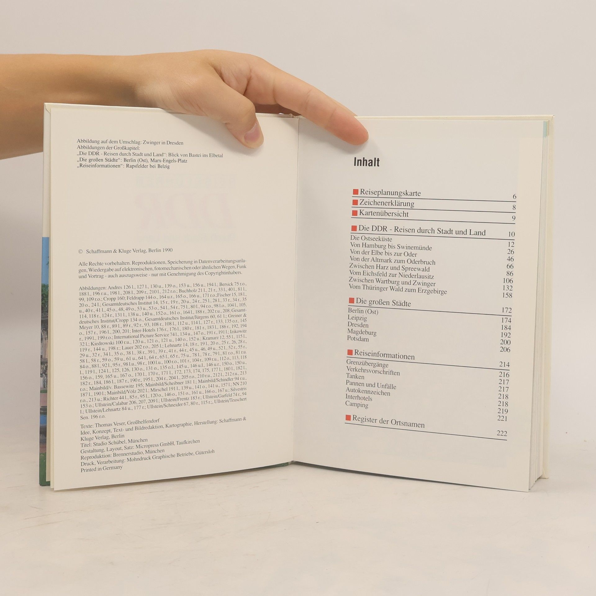 Autorenkollektiv Reiseführer DDR. Durch Stadt und Land