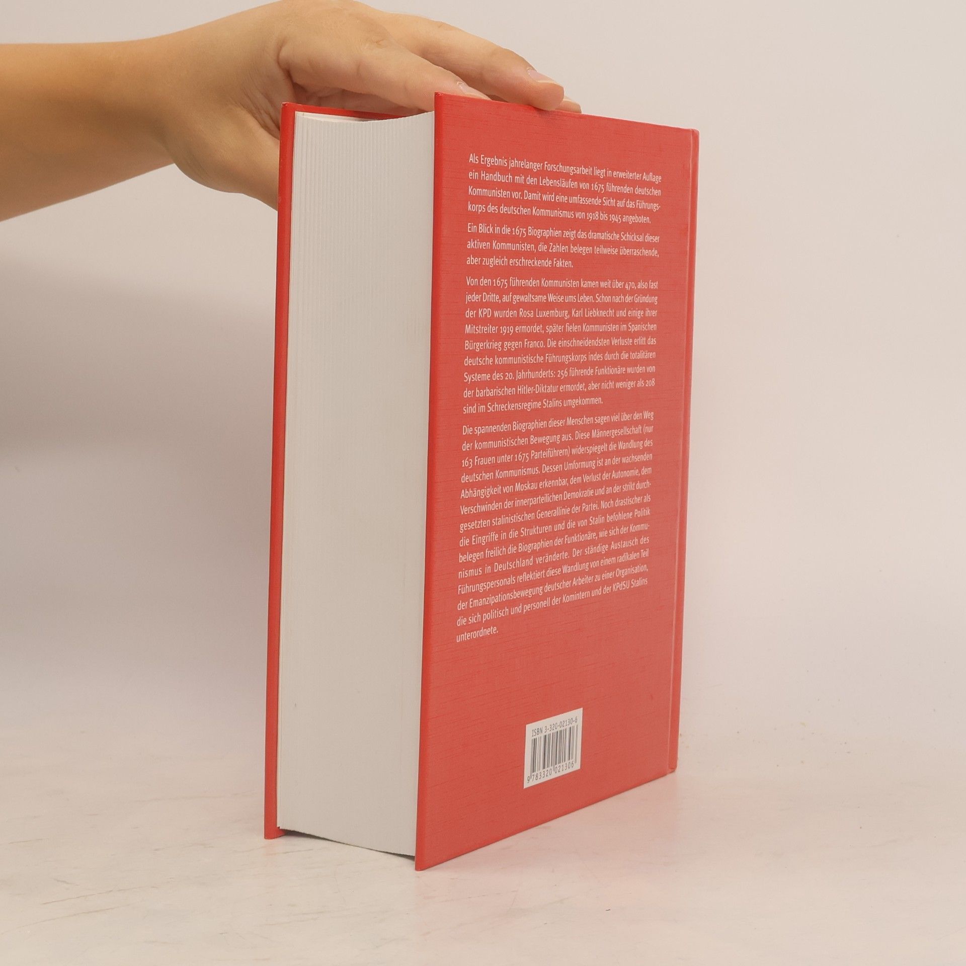 Hermann Weber Deutsche Kommunisten - biographisches Handbuch - überarbeitete und stark erweiterte Auflage