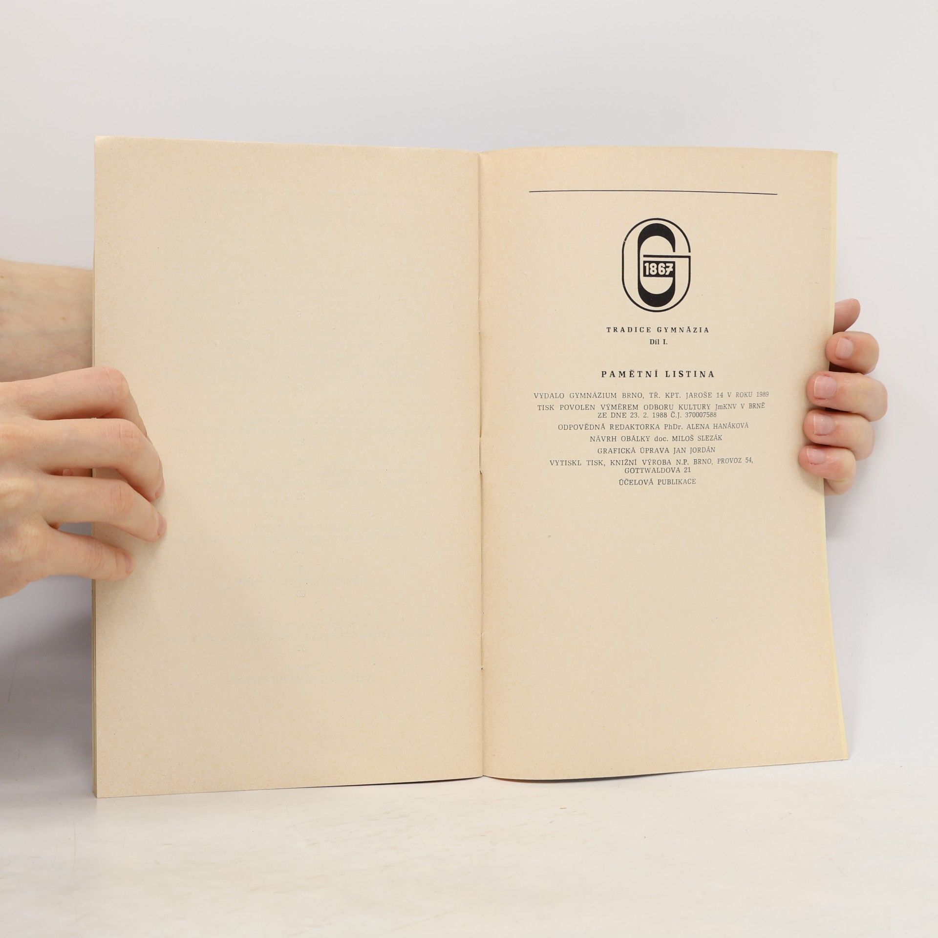 Various authors Tradice gymnázia I.