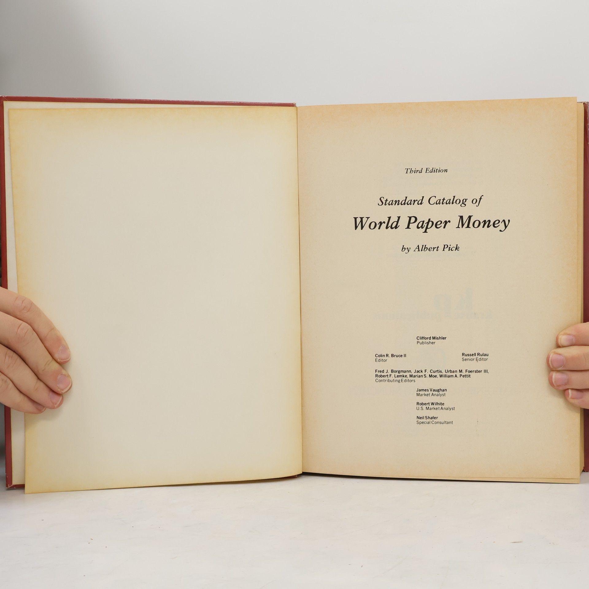 Albert Pick Standard Catalog of World Paper Money