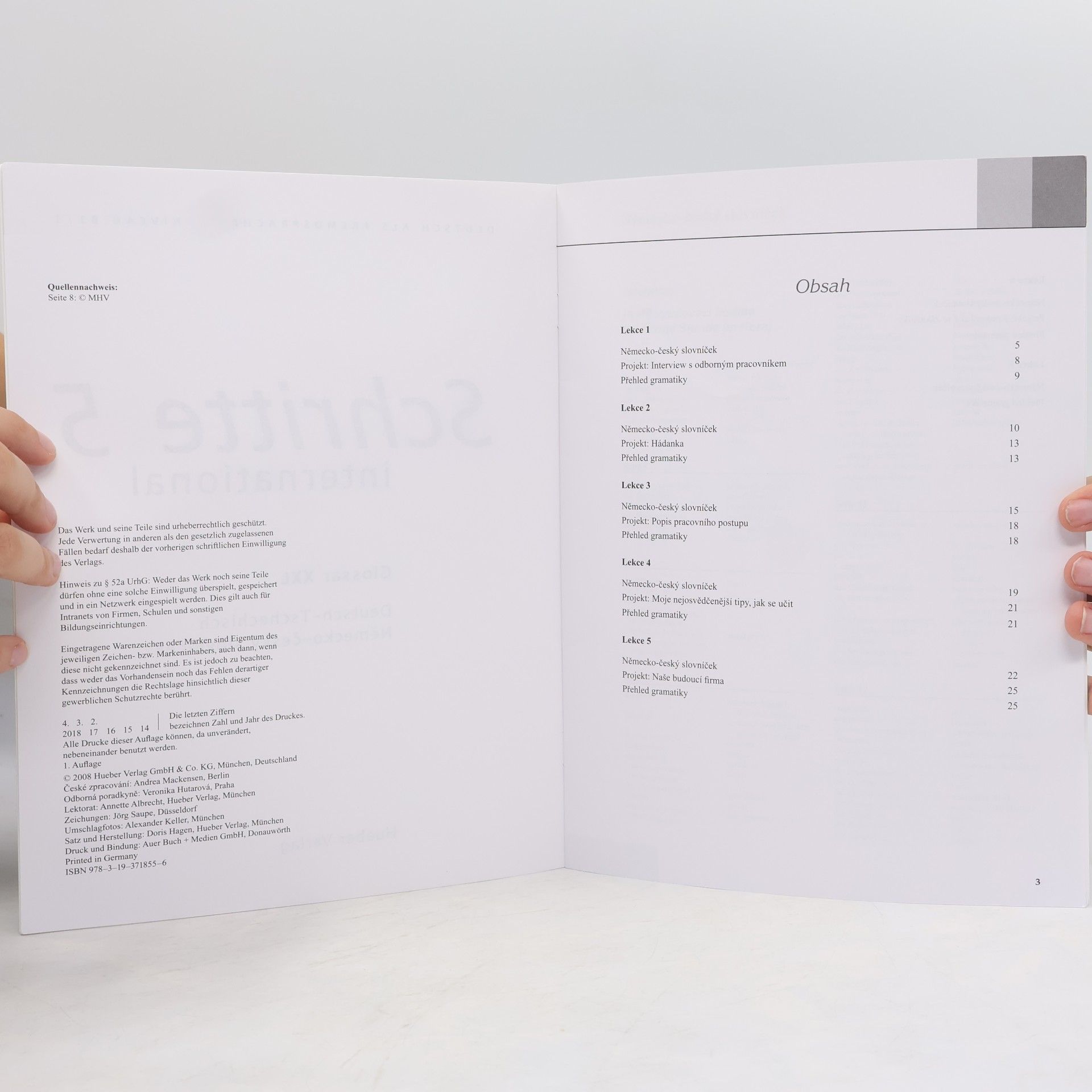 Various authors Schritte international 5. Glossar XXL Deutsch-Tschechisch