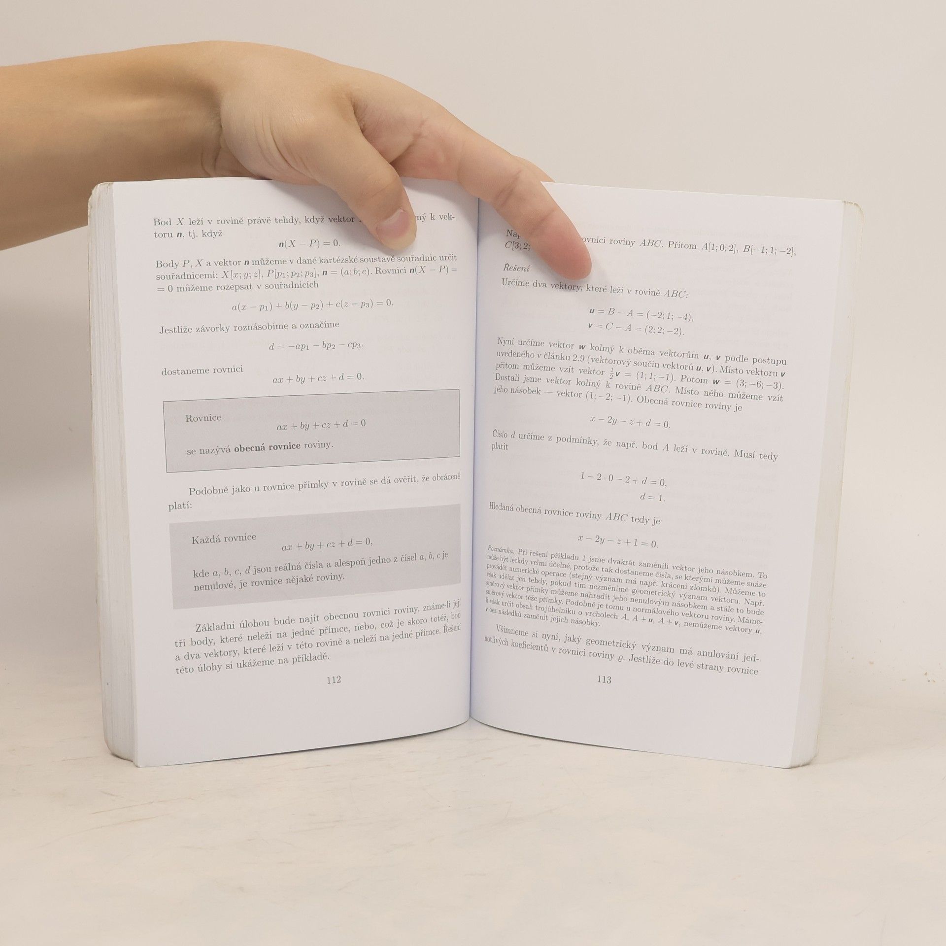 Leo Boček Matematika pro gymnázia. Analytická geometrie