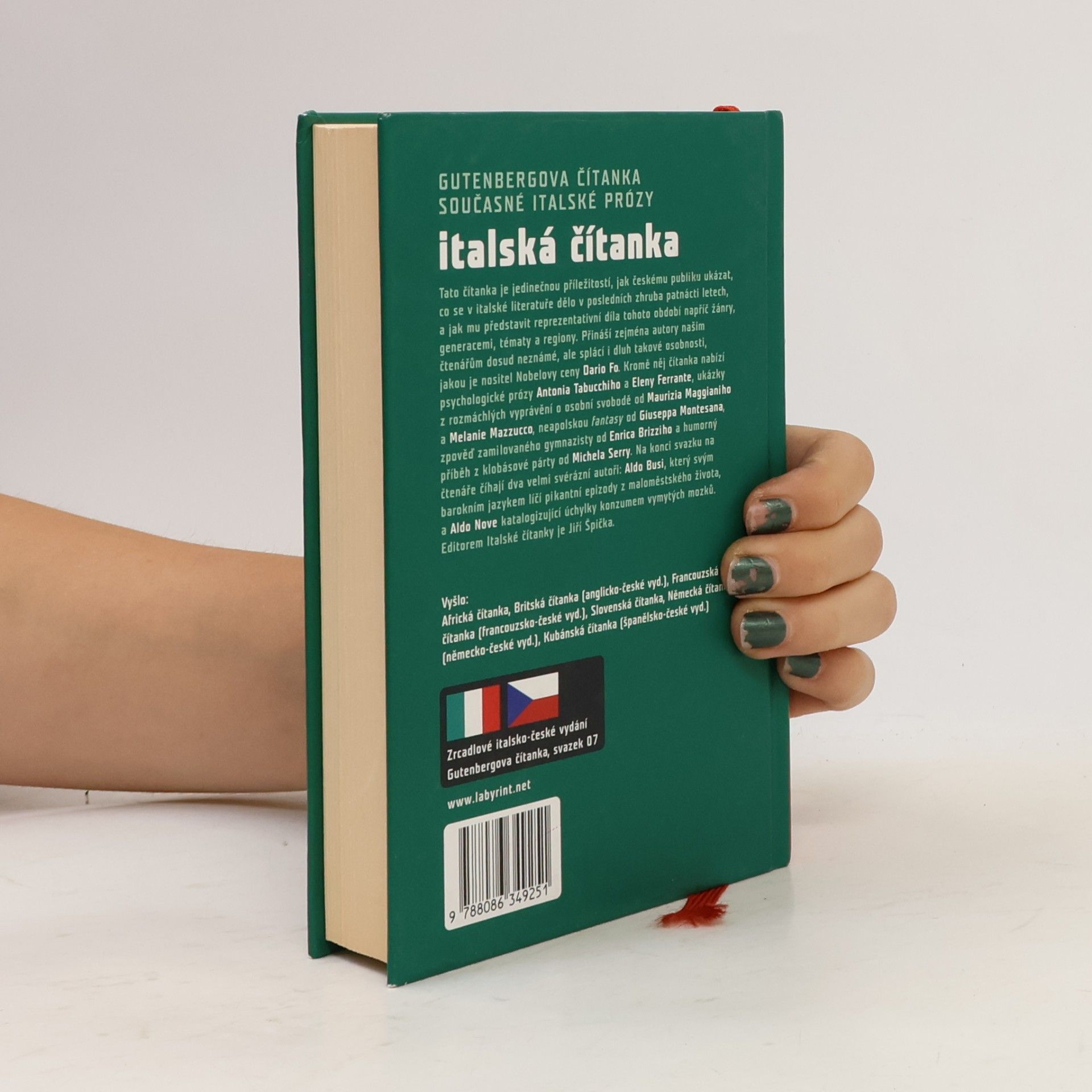 Jiří Špička Italská čítanka