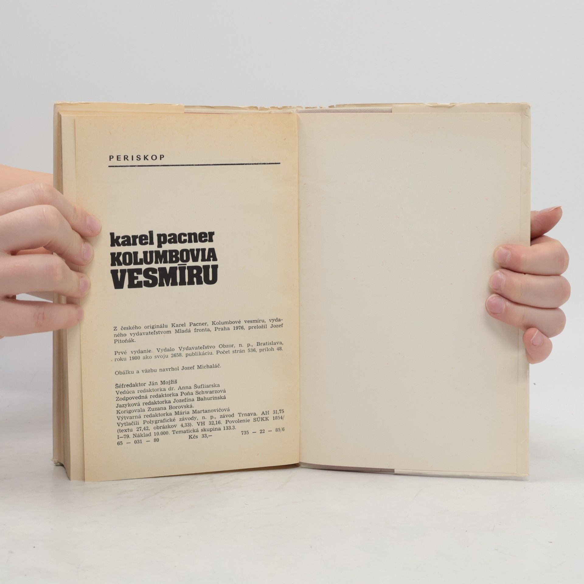 Karel Pacner Kolumbovia vesmíru