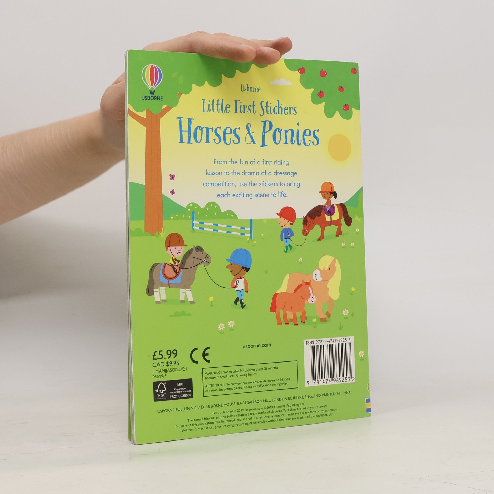 Kirsteen Robson Little First Stickers Horses and Ponies