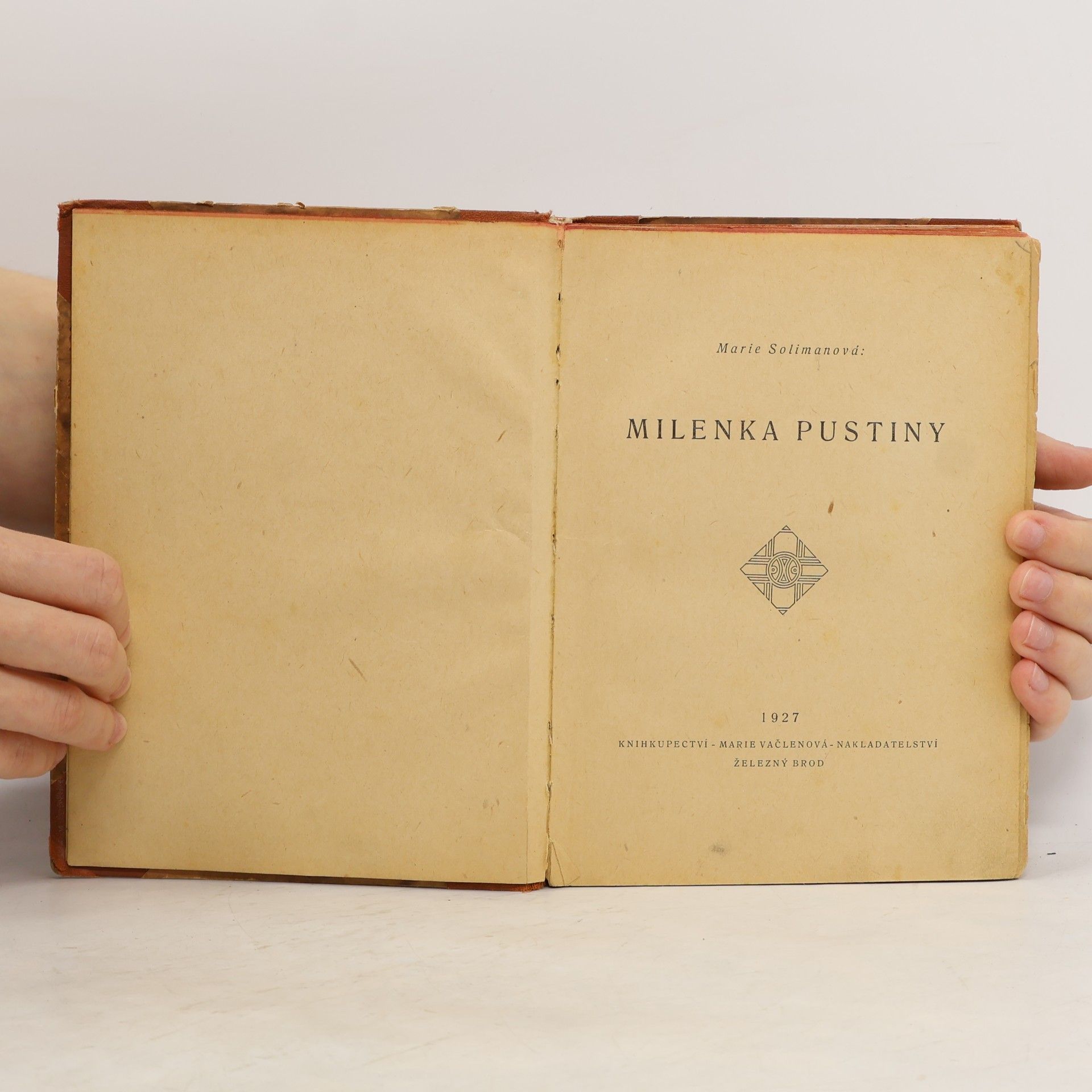 Marie Solimanová Milenka pustiny