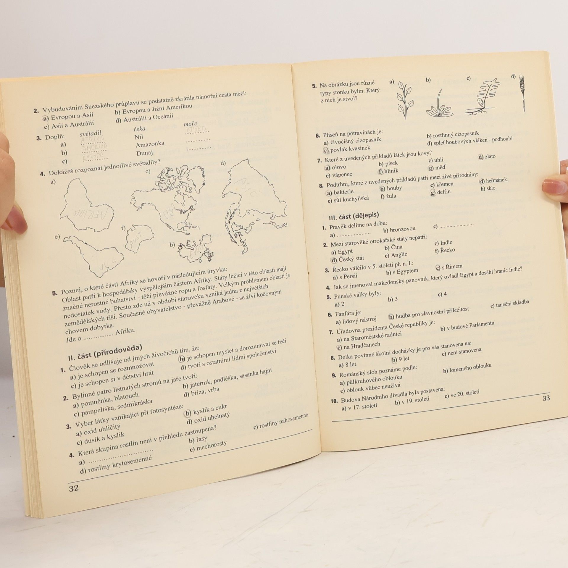 Maria Mikušová Testy z matematiky '96