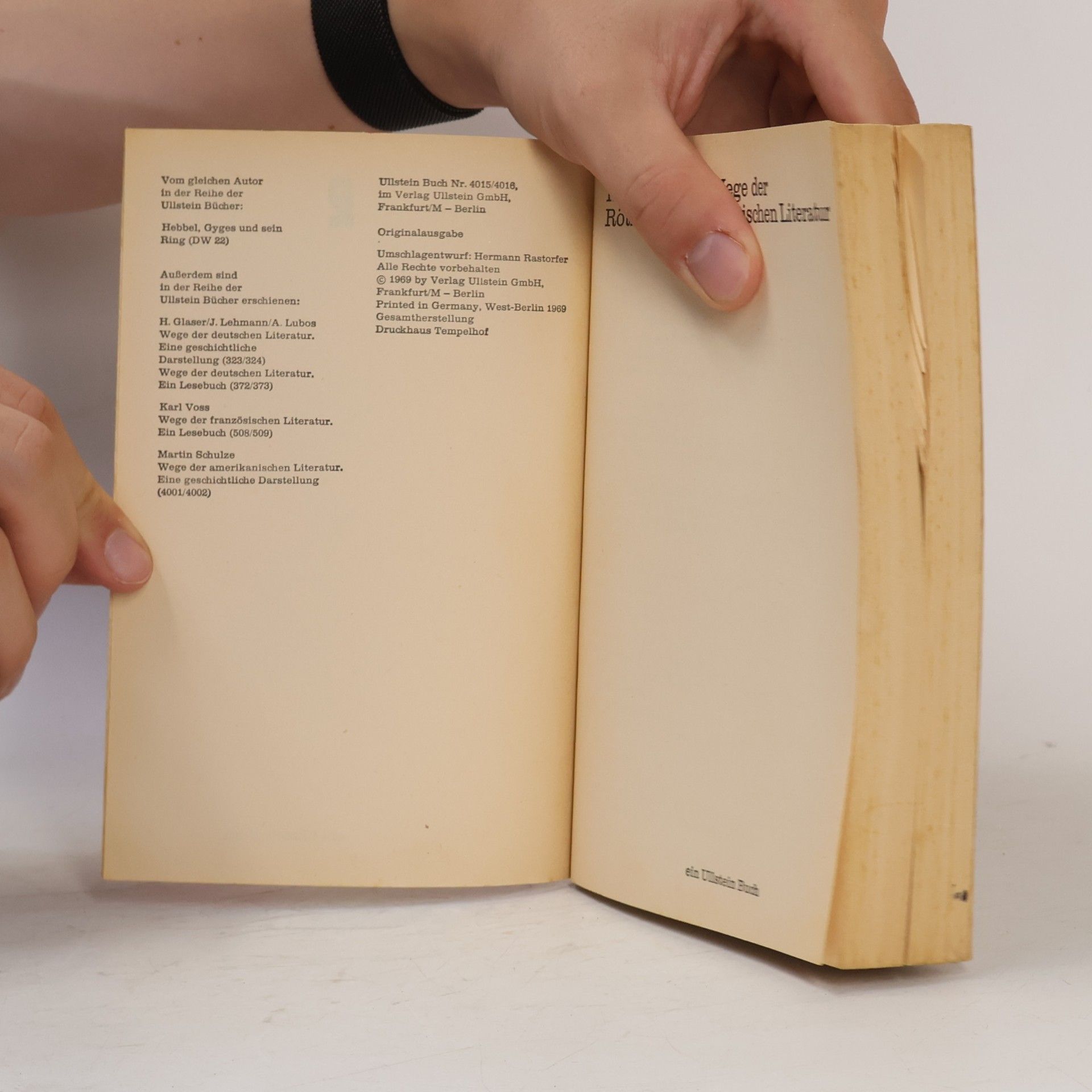 Hans Gerd Rötzer Wege der spanischen Literatur