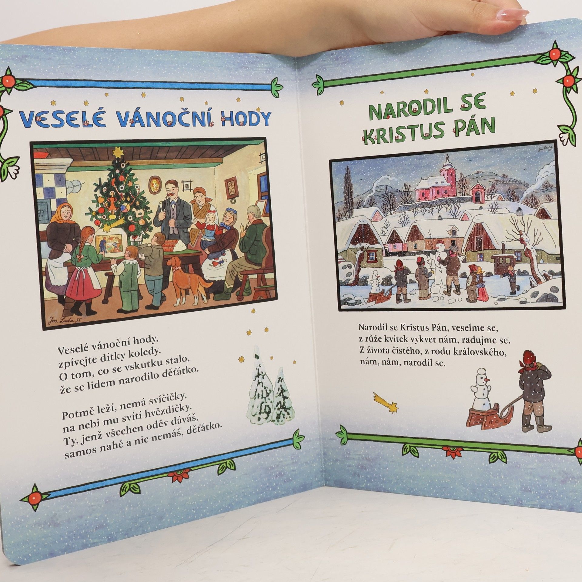 Josef Lada Krásné české Vánoce. Nejznámější koledy