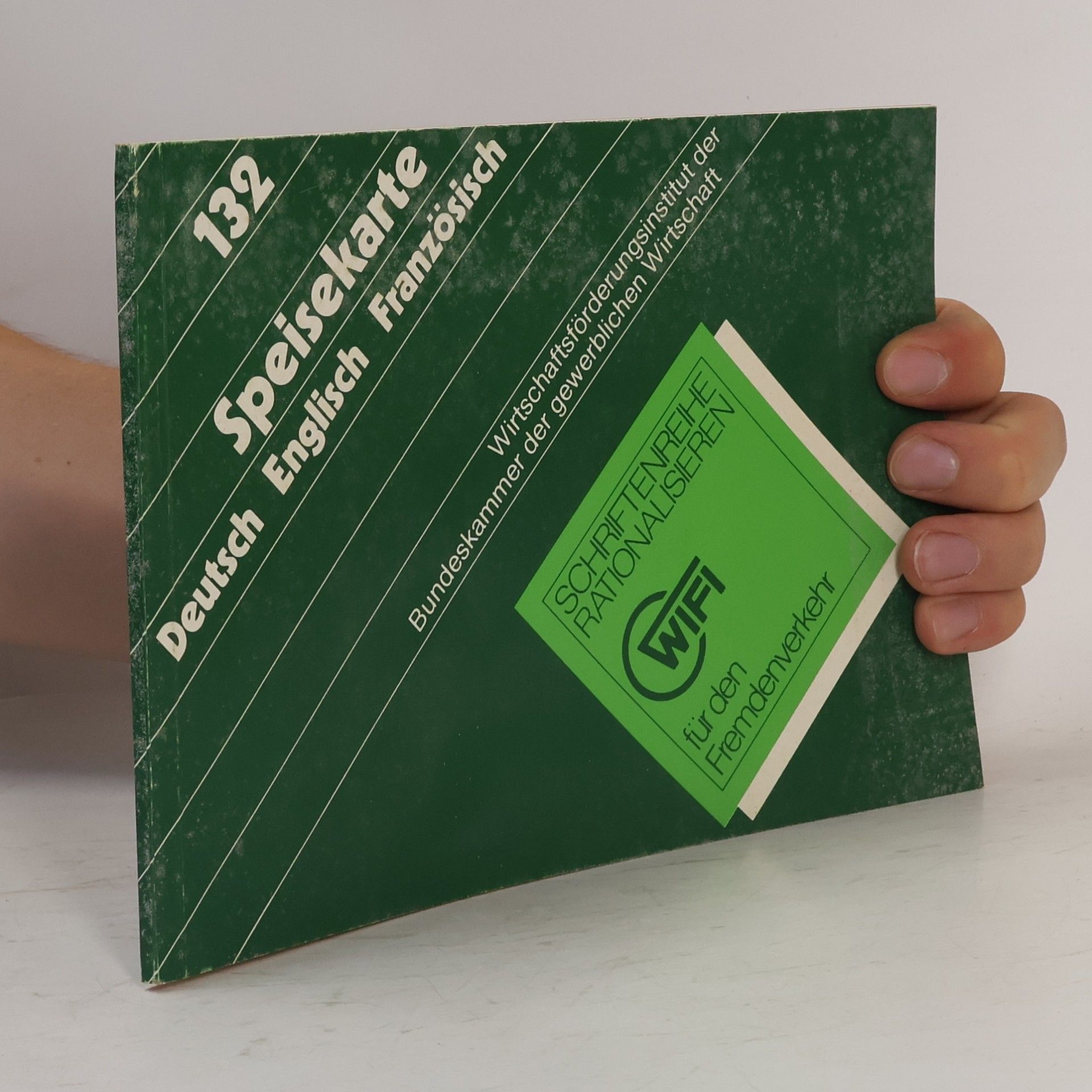 Various authors Speisekarte 132. Deutsch Englisch Französisch