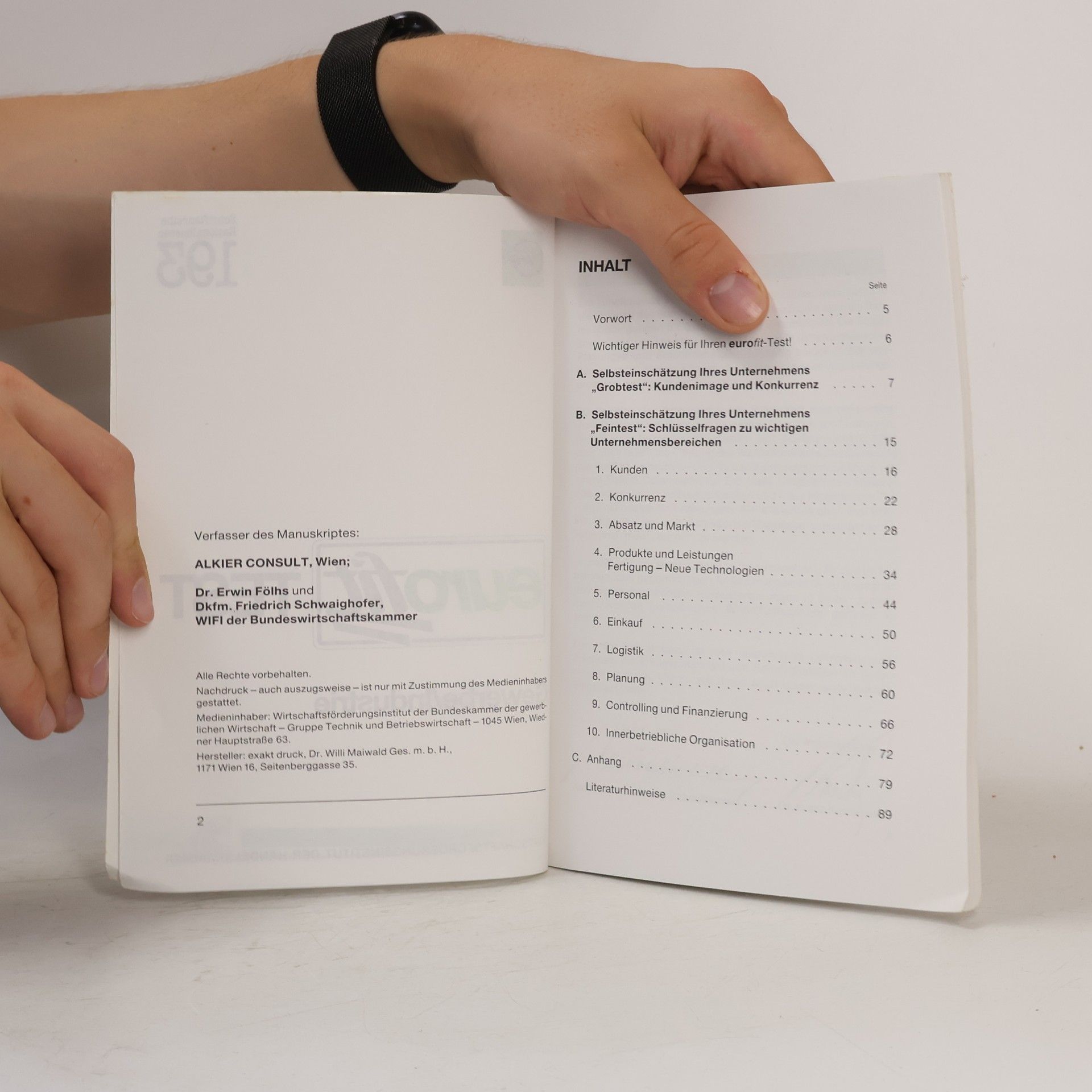 Autorenkollektiv eurofit TEST – Gewerbe/Industrie