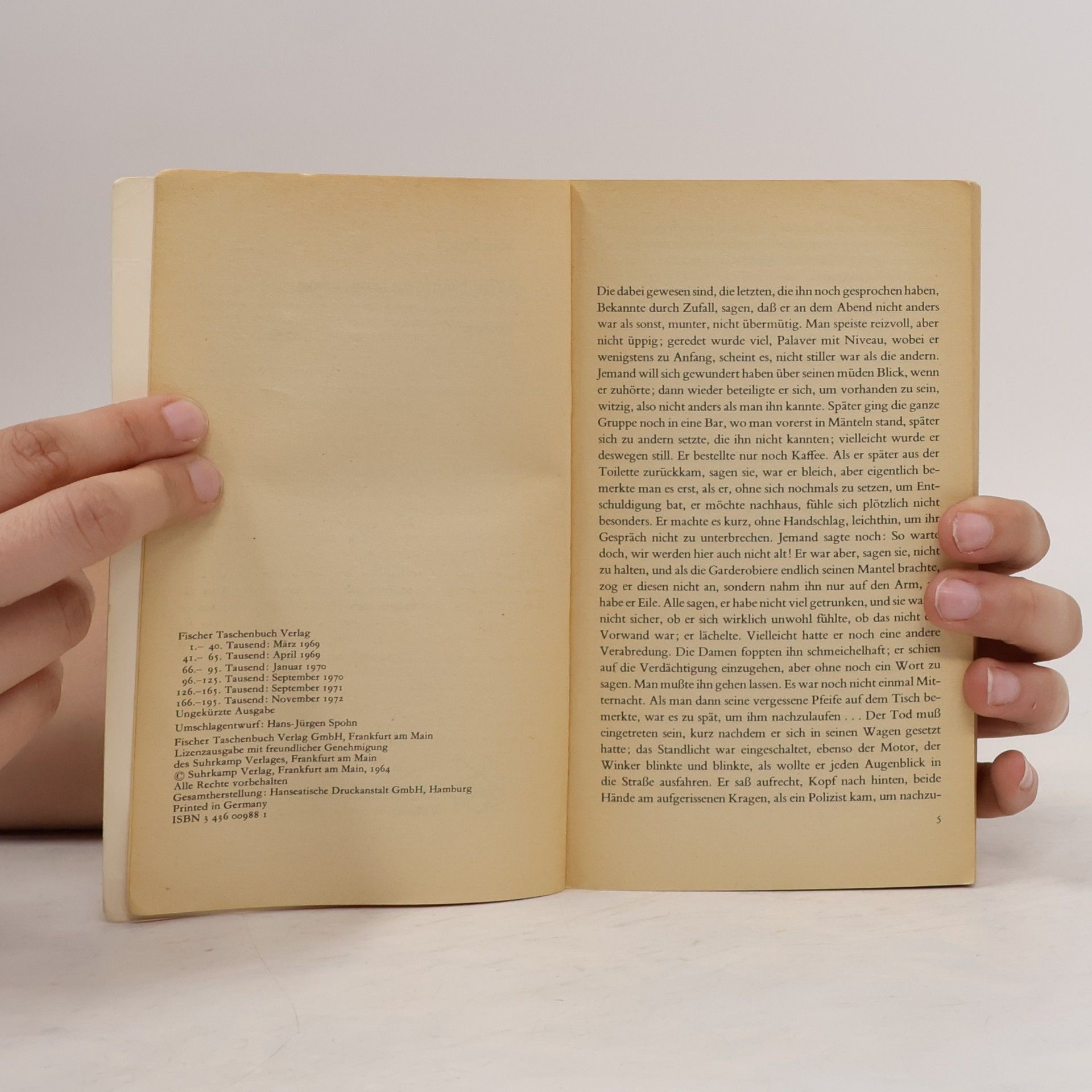 Max Frisch Mein Name sei Gantenbein