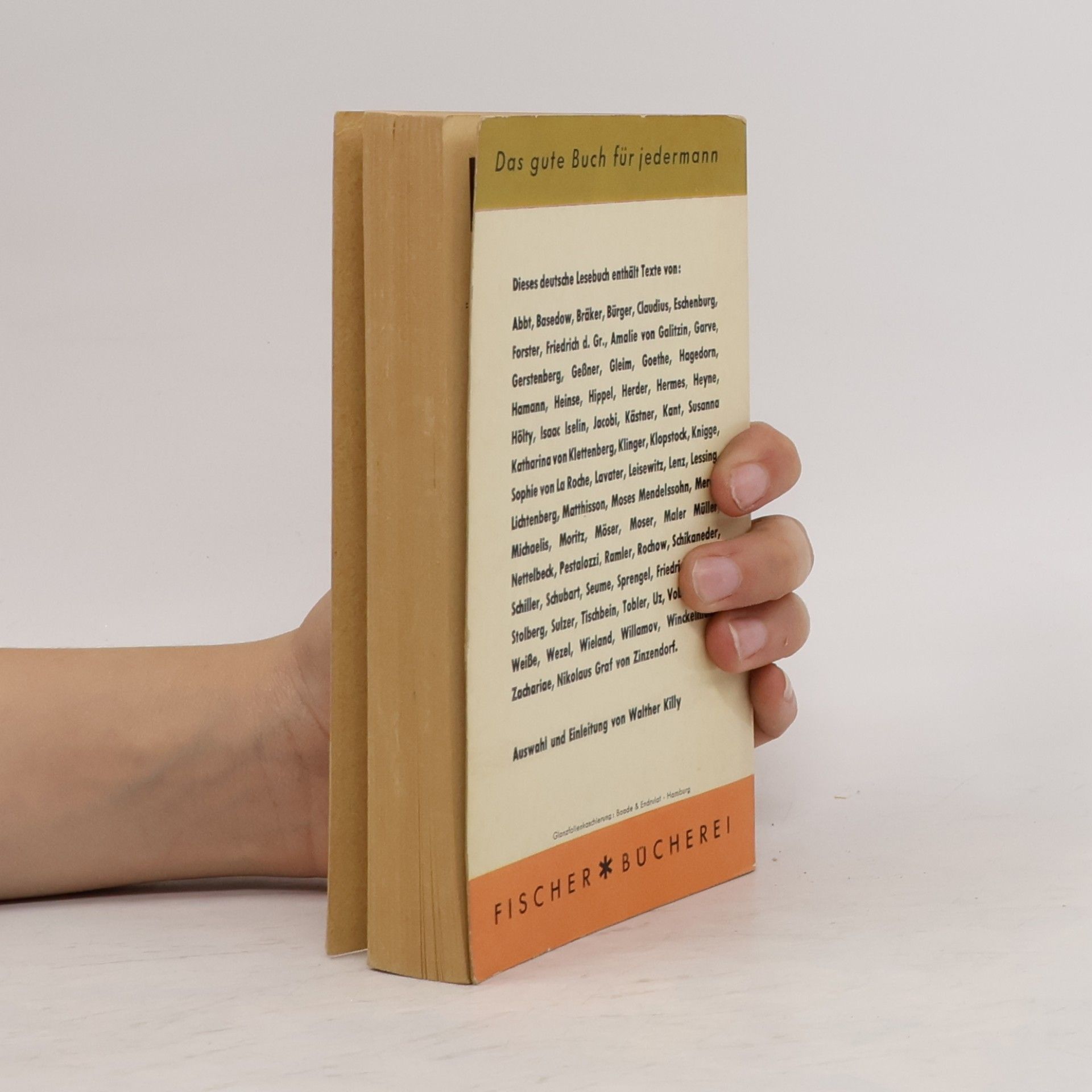 Walther Killy Zeichen der Zeit. Ein deutsches Lesebuch 1
