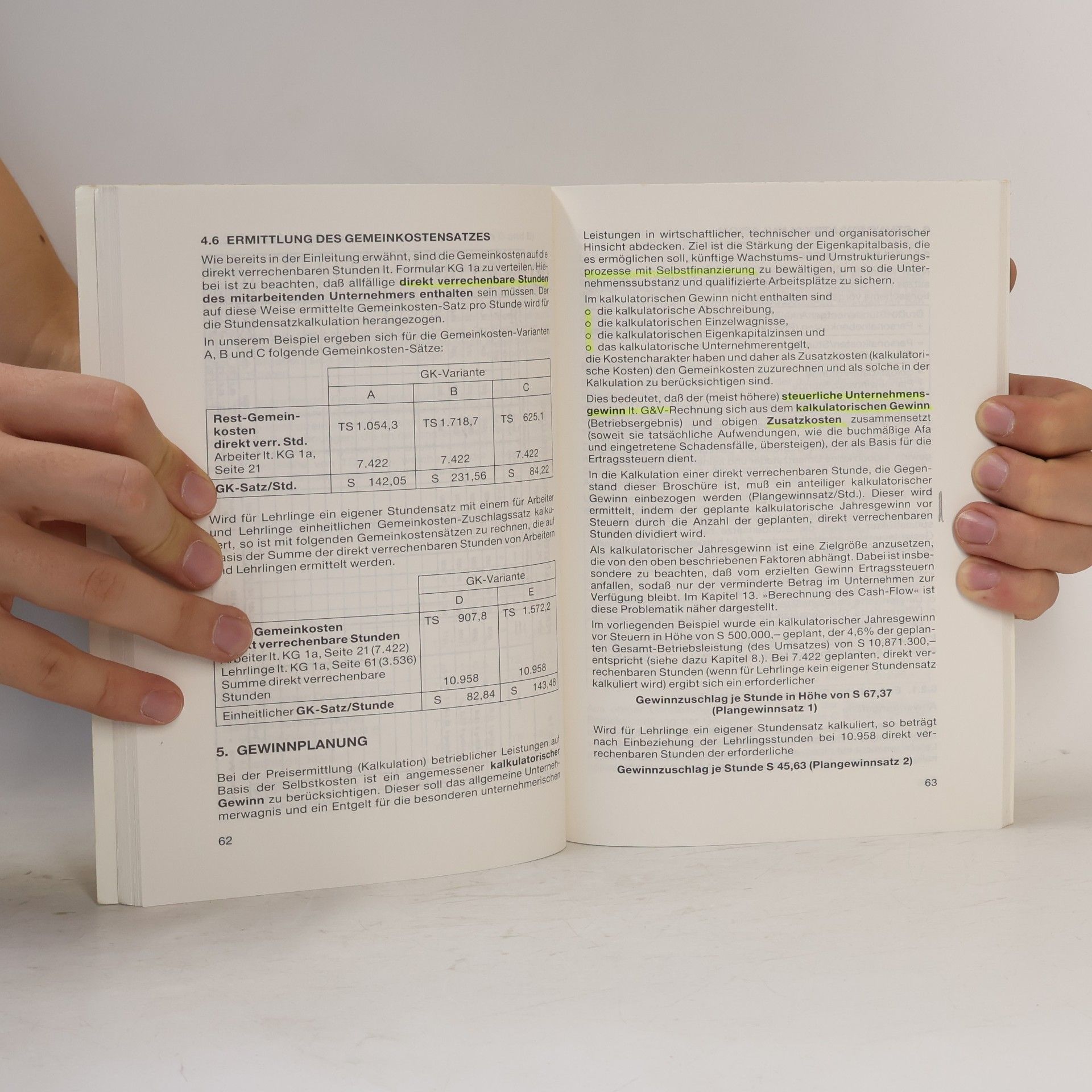 Autorenkollektiv Kostenrechnung für kleinere Betriebe