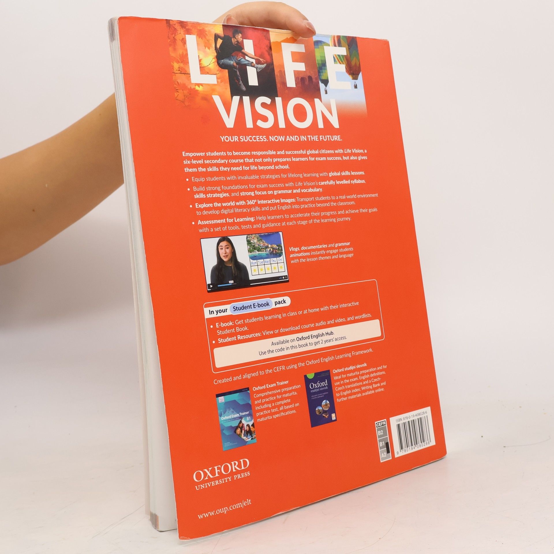 Jane Hudson Life vision A2/B. Maturita Student Book