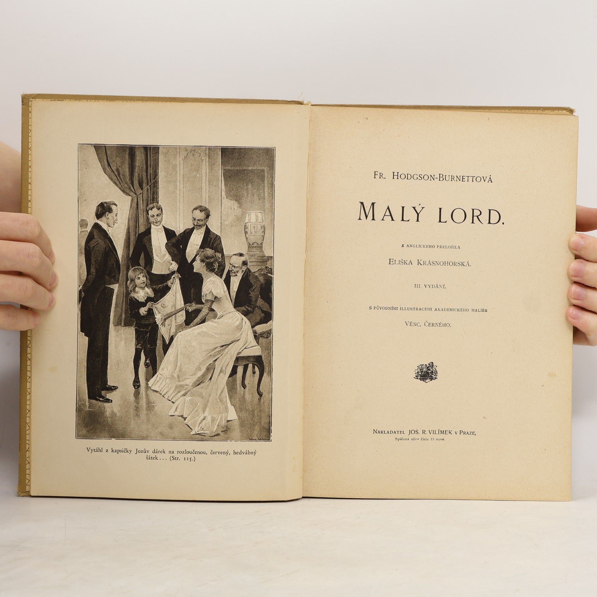 Frances Hodgson Burnett Malý lord