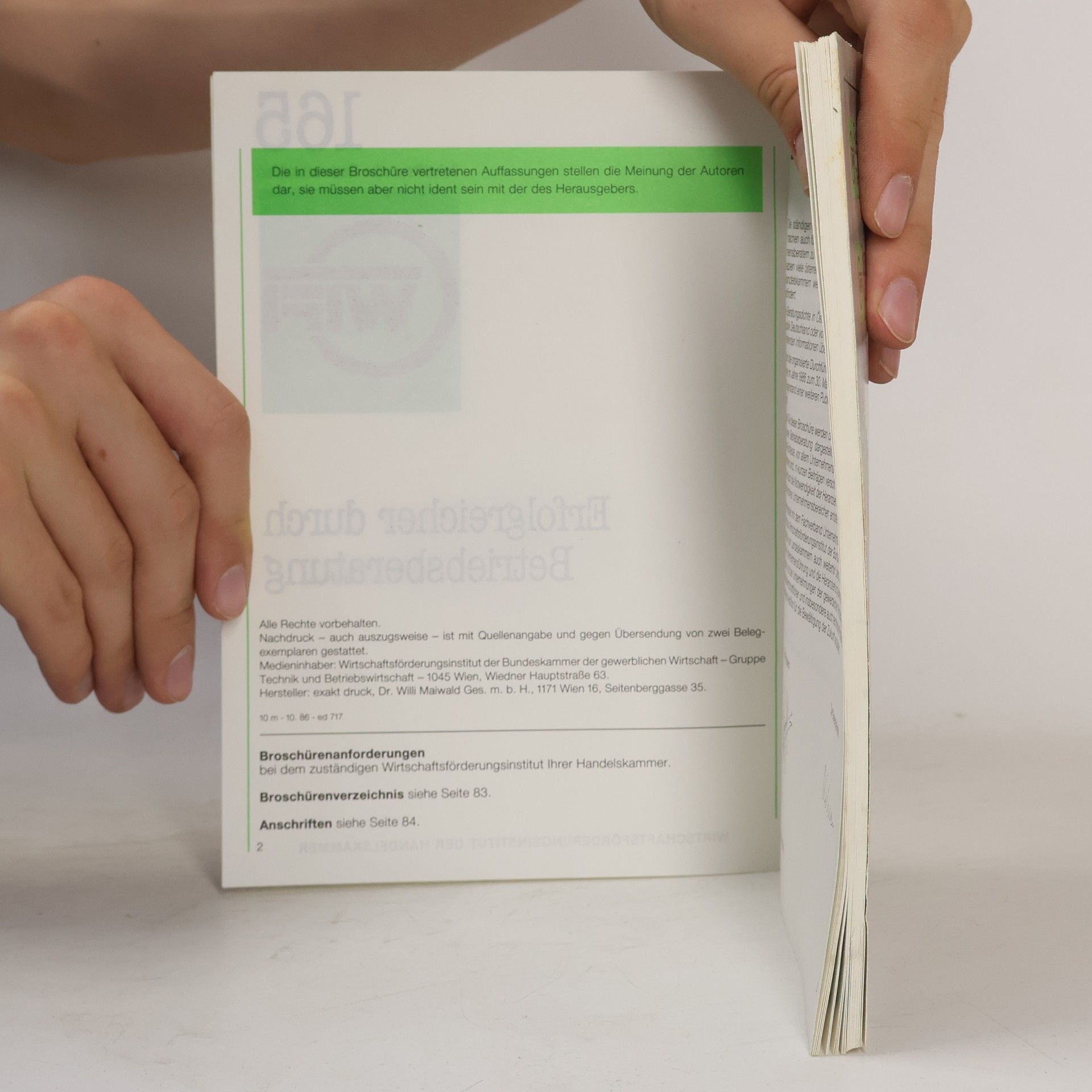 Various authors Erfolgreicher durch Betriebsberatung