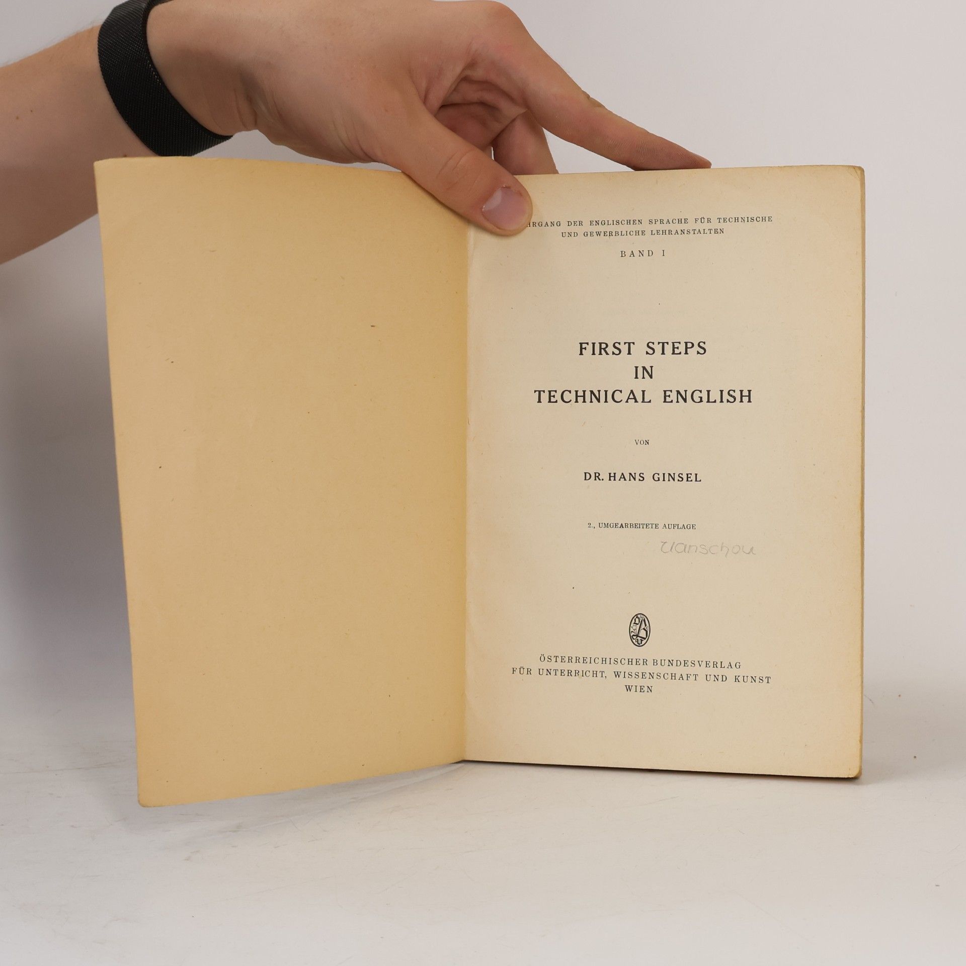 Hans Ginsel First Steps in Technical English