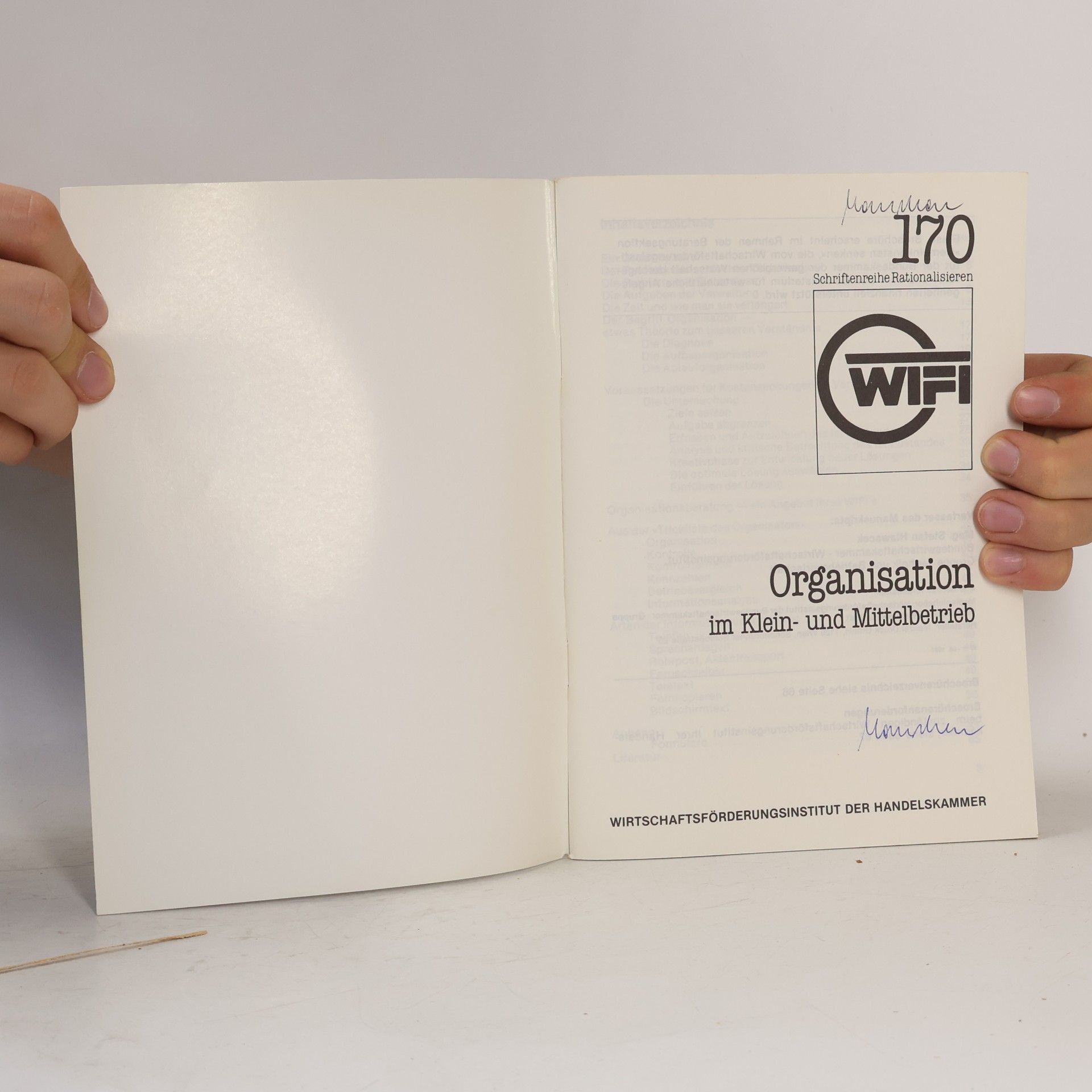 Autorenkollektiv Organisation im Klein- und Mittelbetrieb
